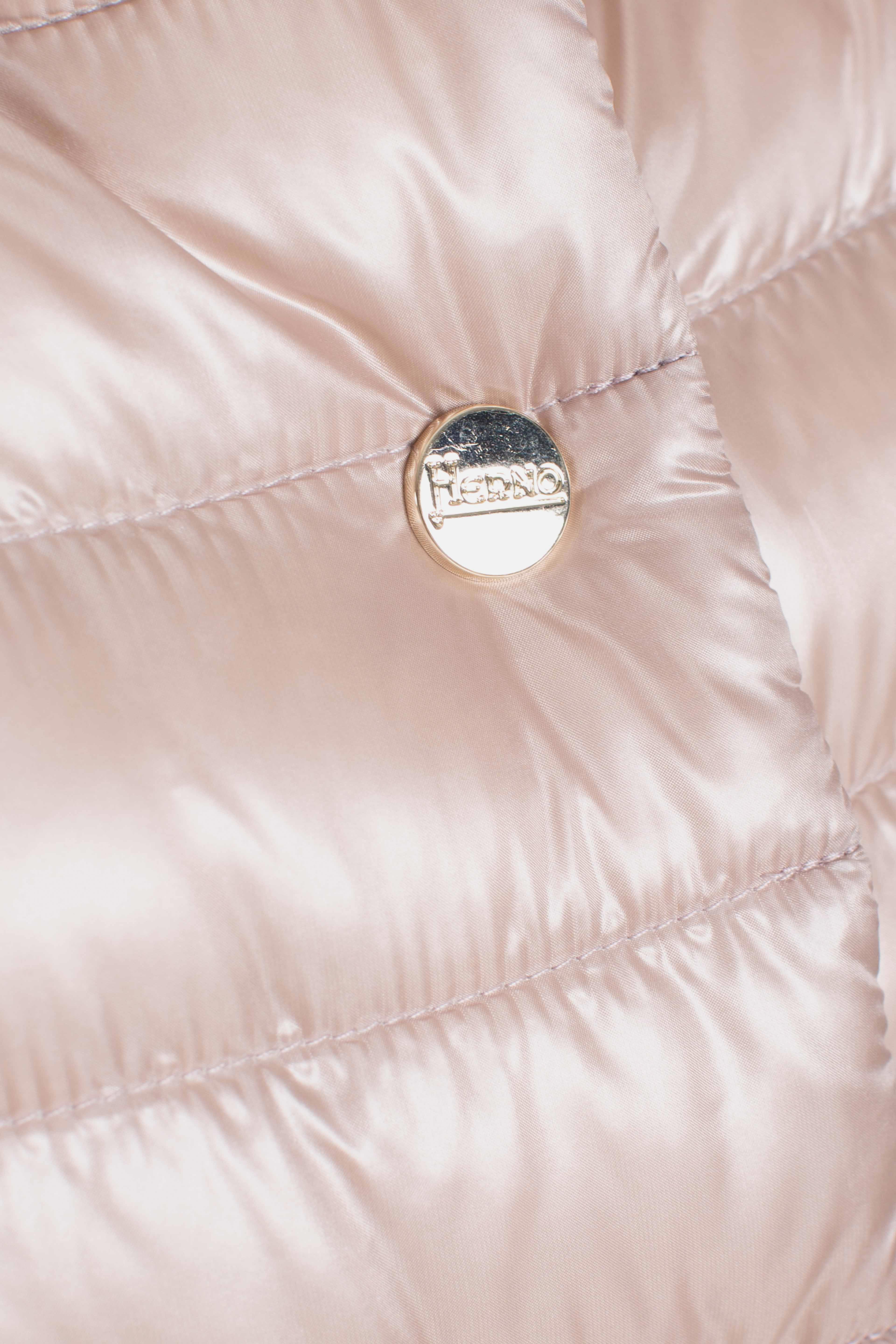 Piumino giacca donna rosa chiaro chantilly reversibile