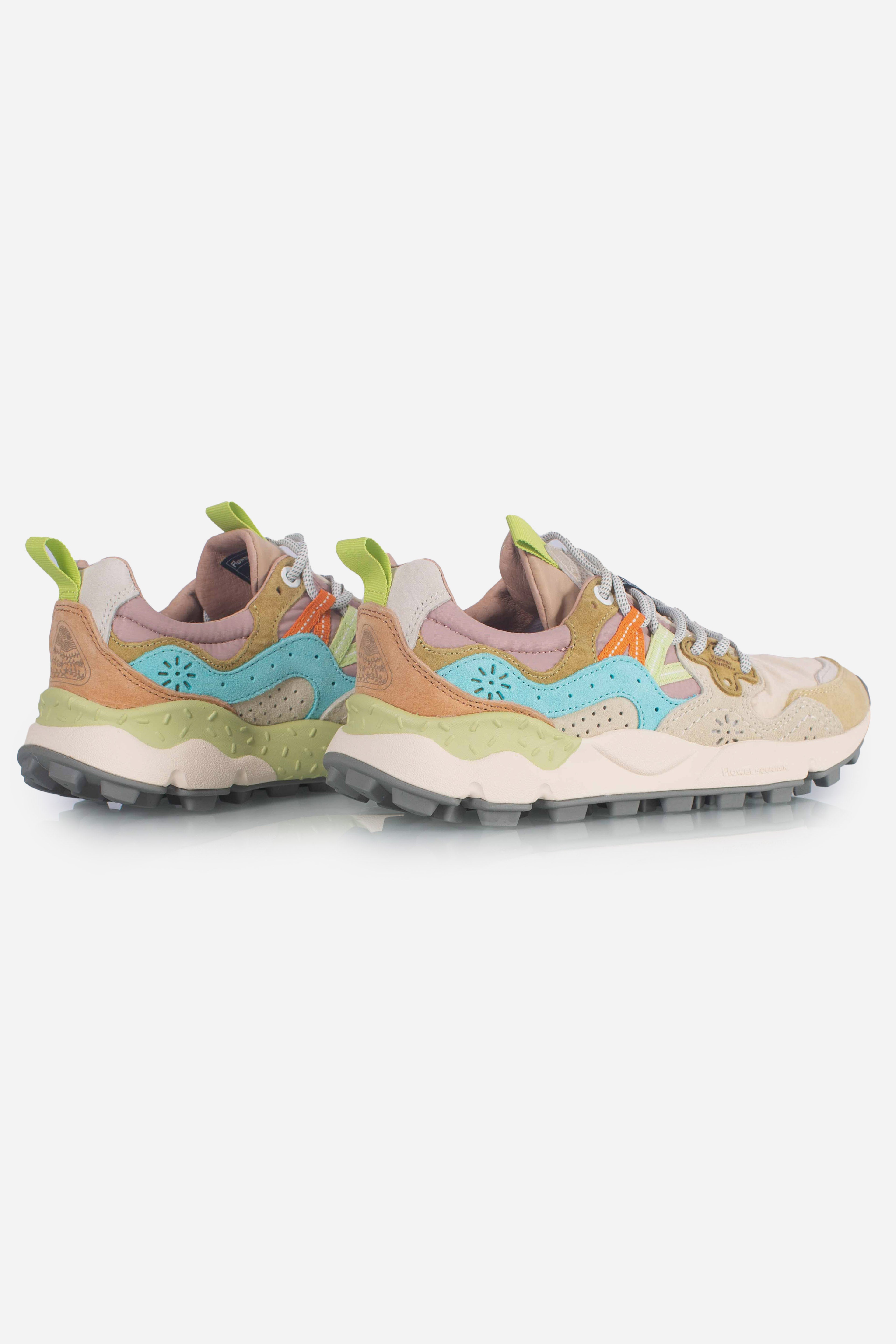Sneakers Yamano 3 woman cream milk light blue