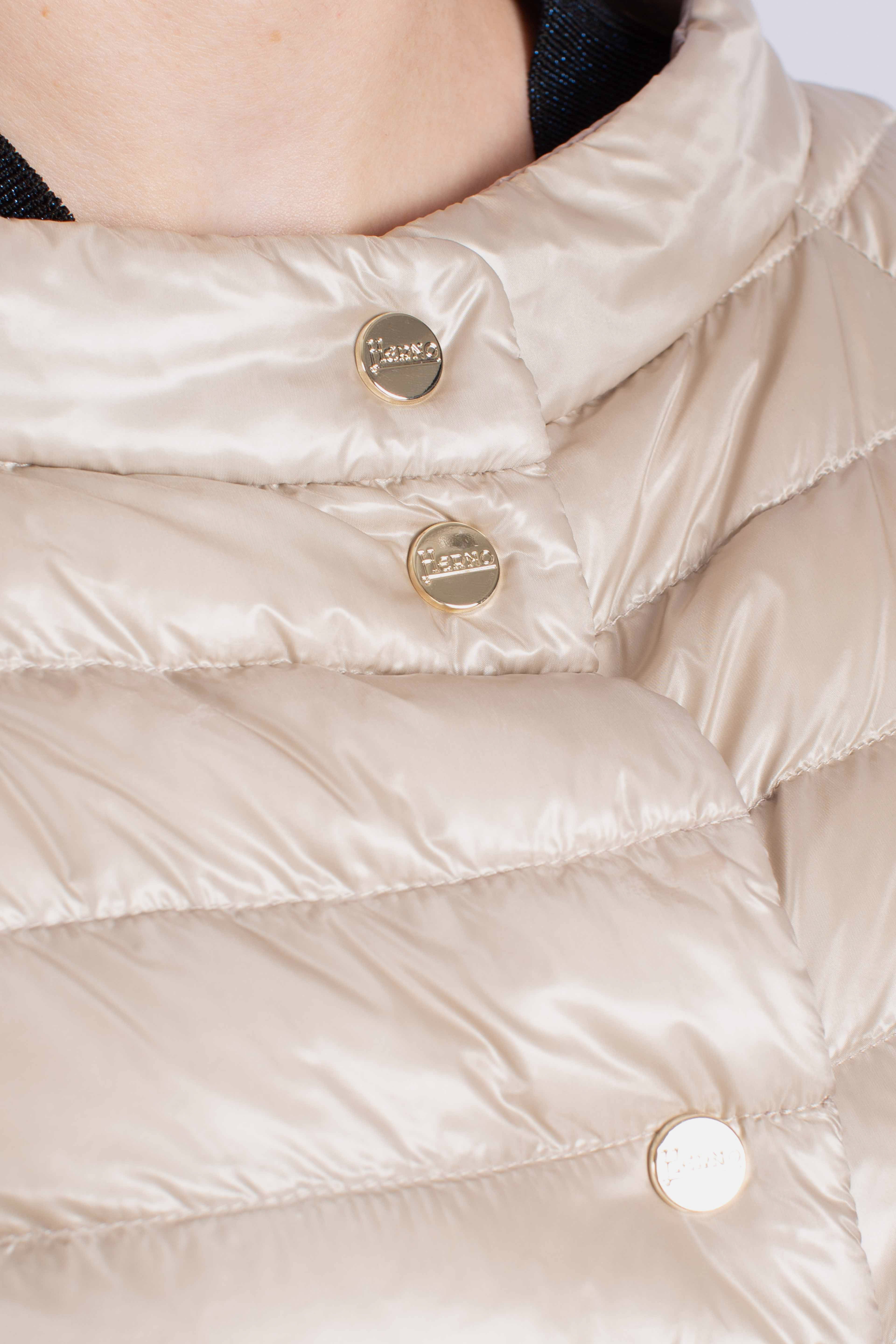 Piumino giacca donna rosa chiaro chantilly reversibile