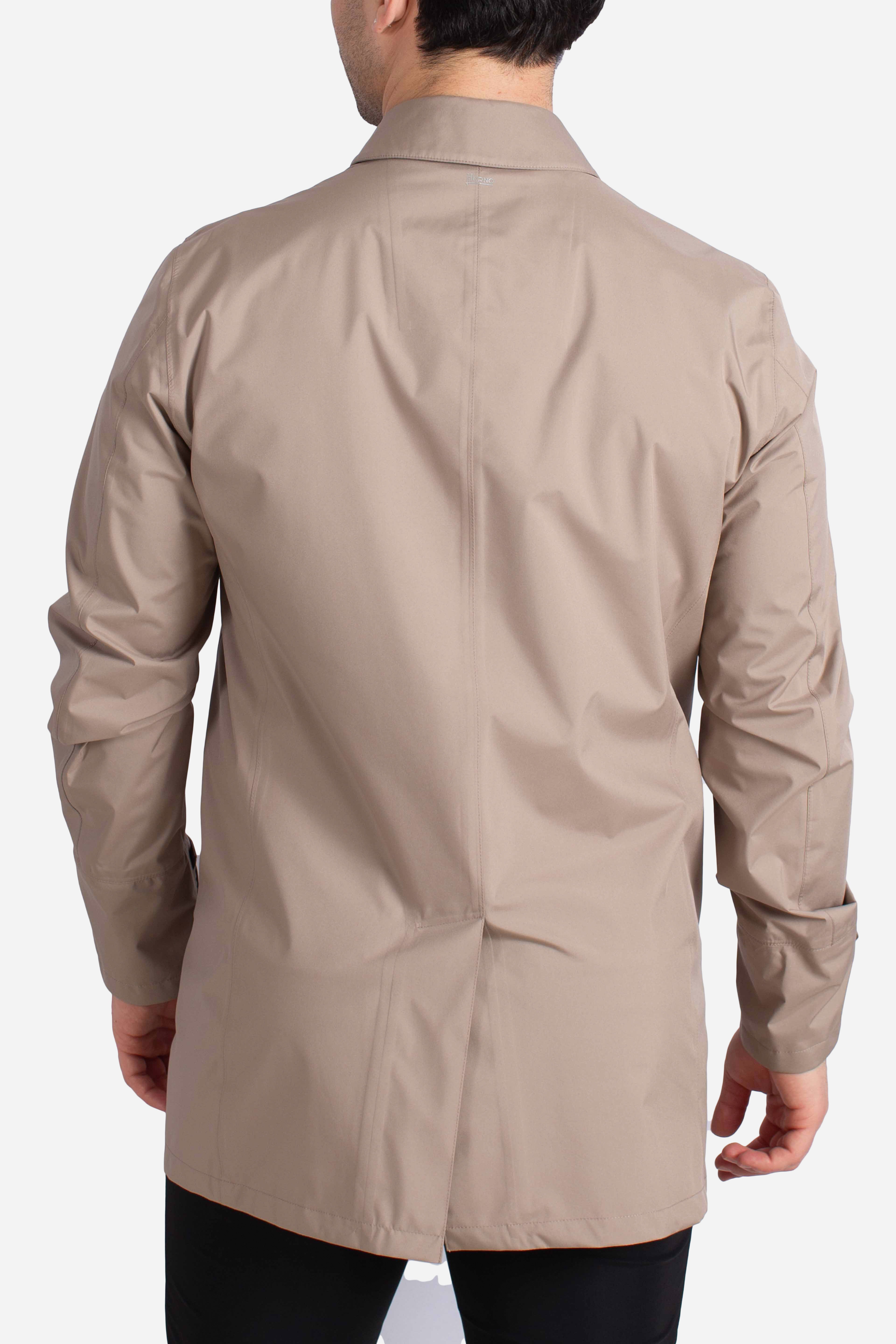 Impermeabile tecnico tortora chiaro