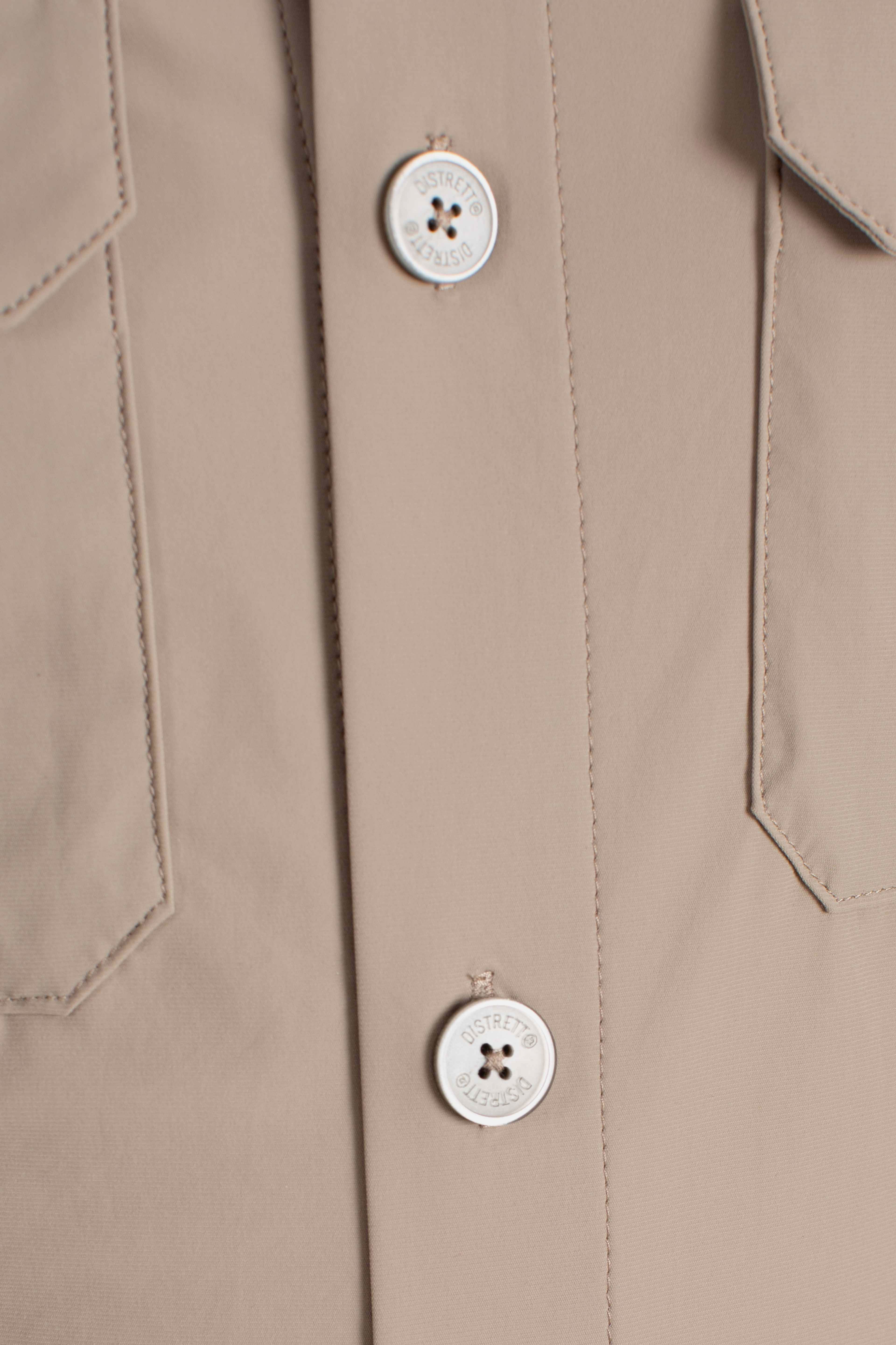 Giacca camicia tecnica sandalo