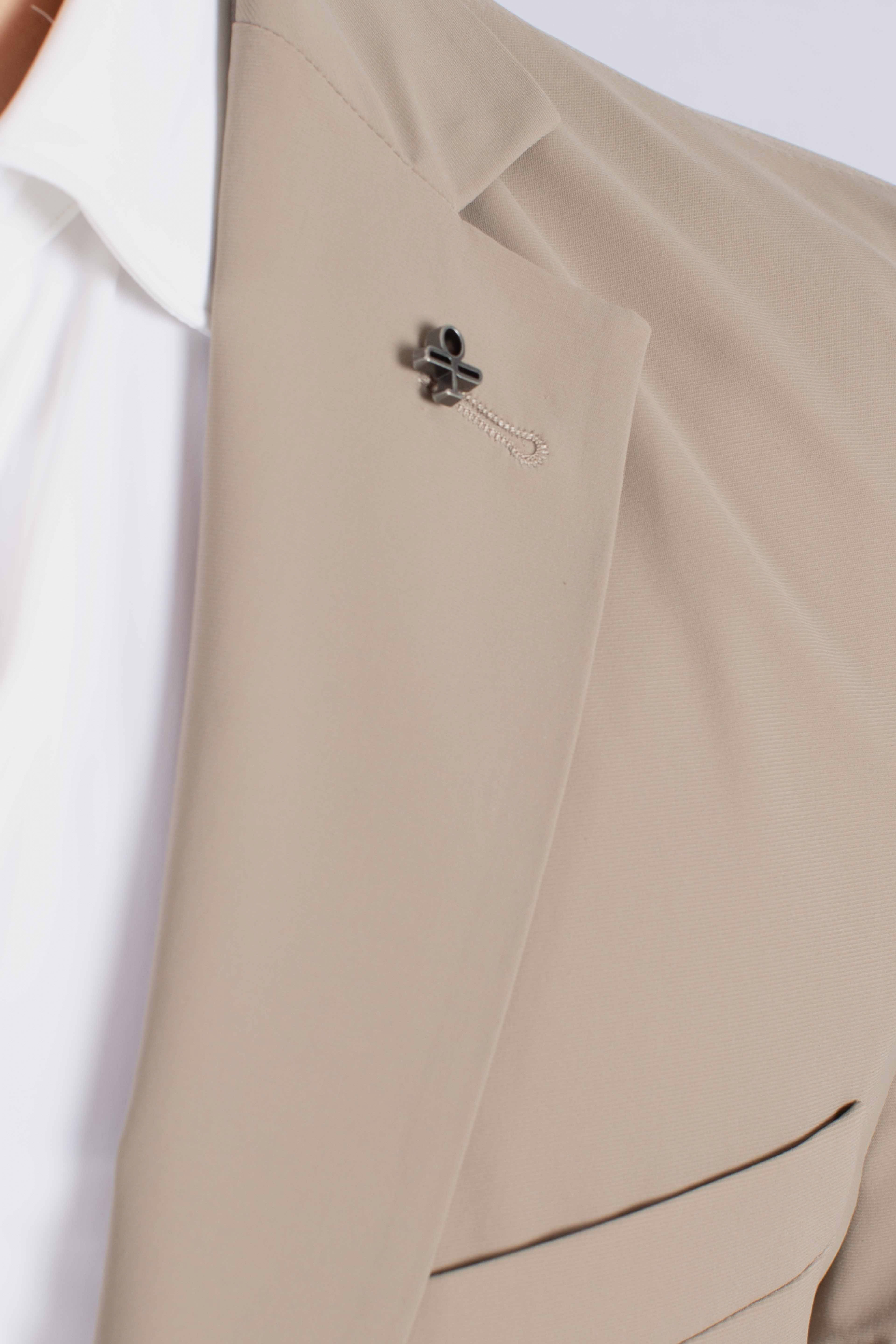 Giacca tecnica monopetto Active sandalo