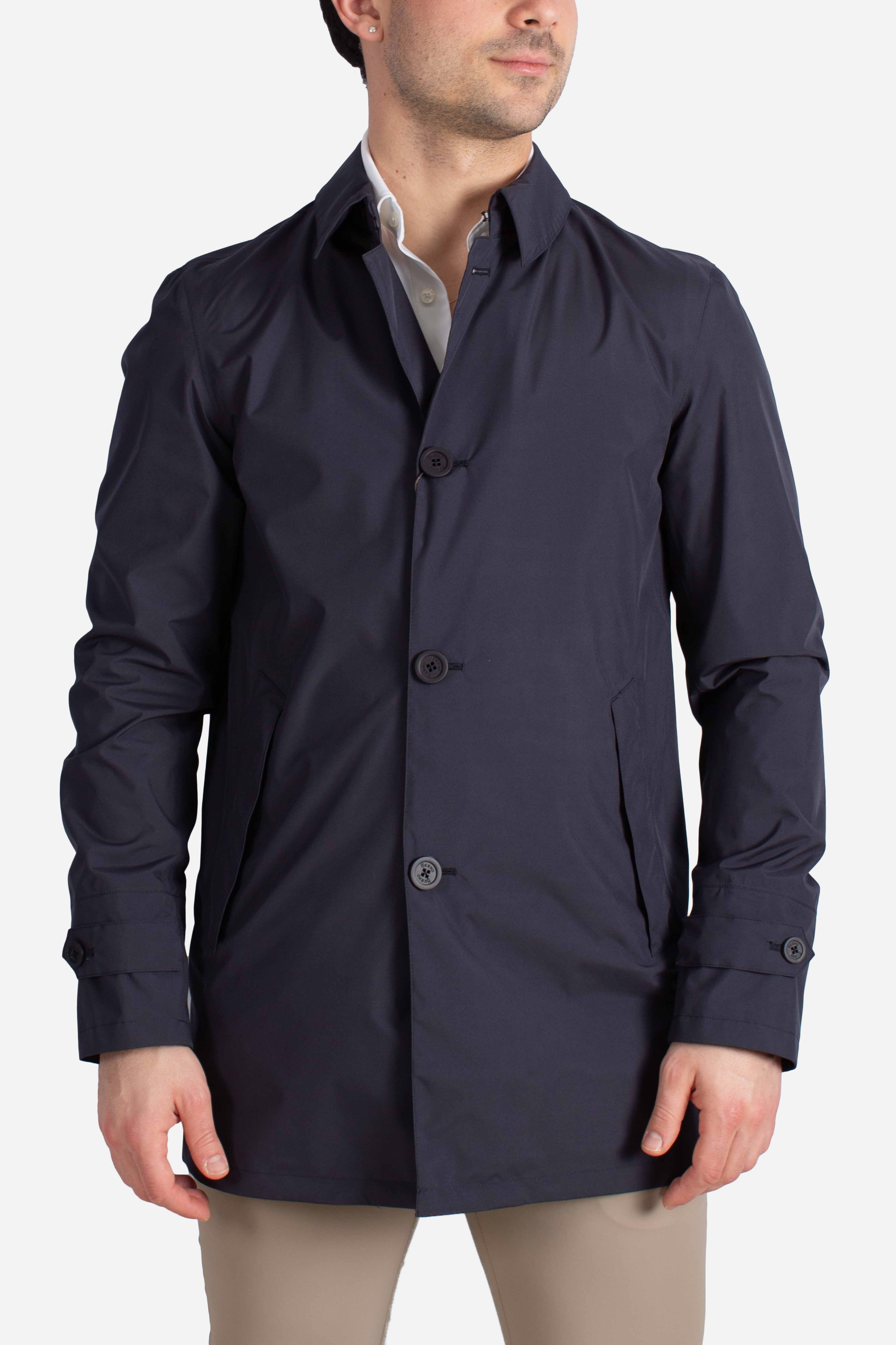 Impermeabile tecnico blu