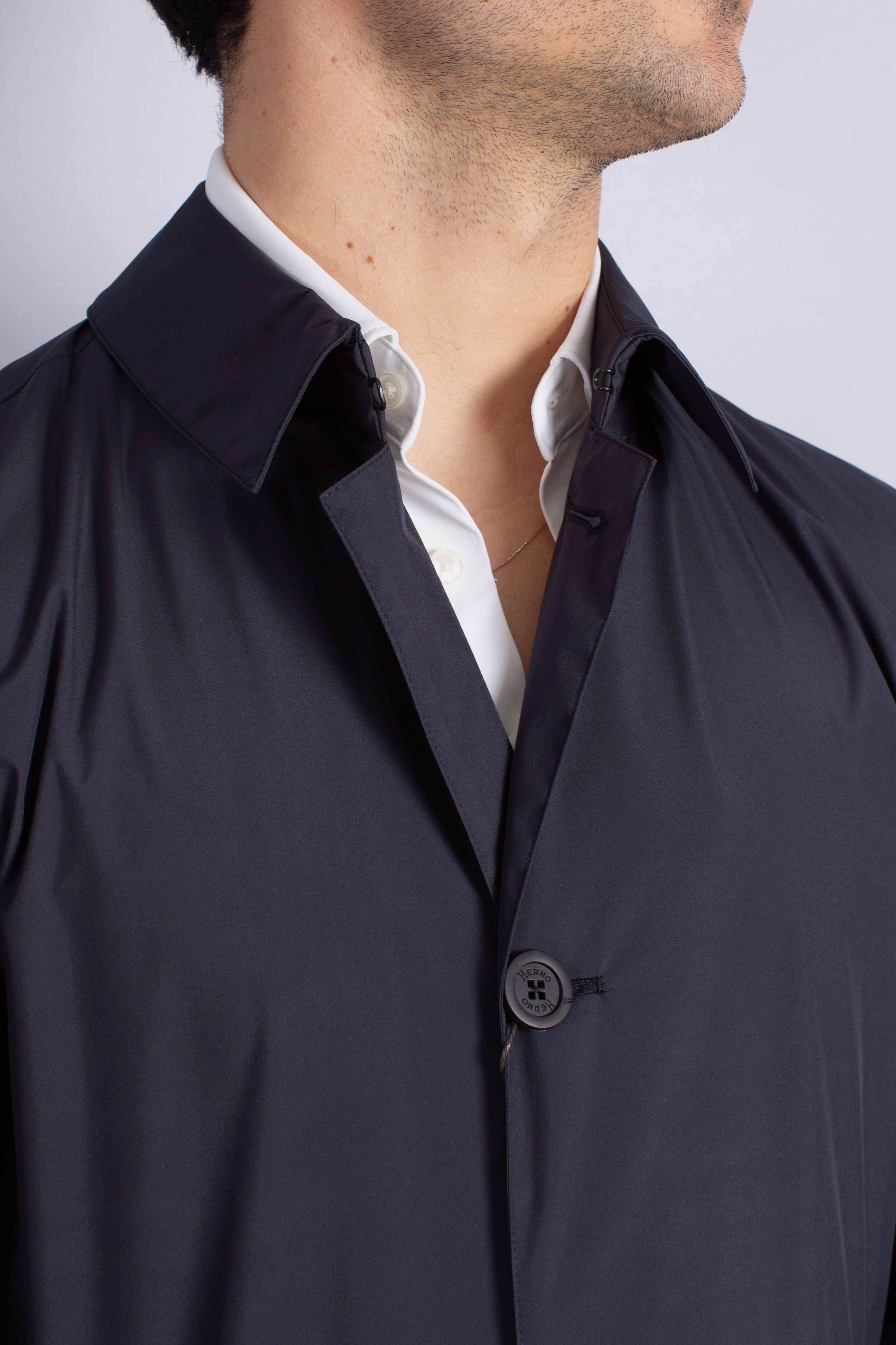 Impermeabile tecnico blu