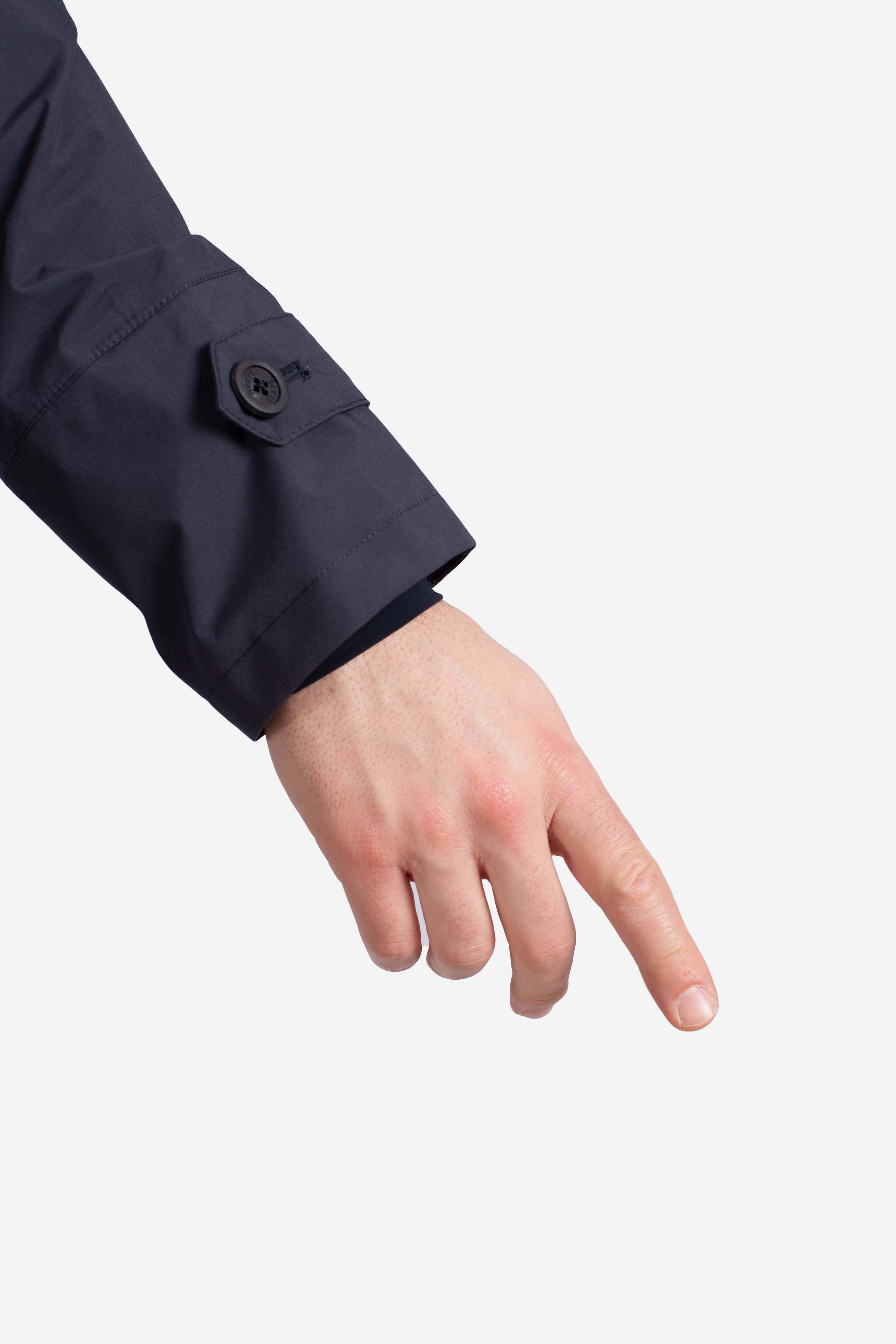 Impermeabile tecnico blu