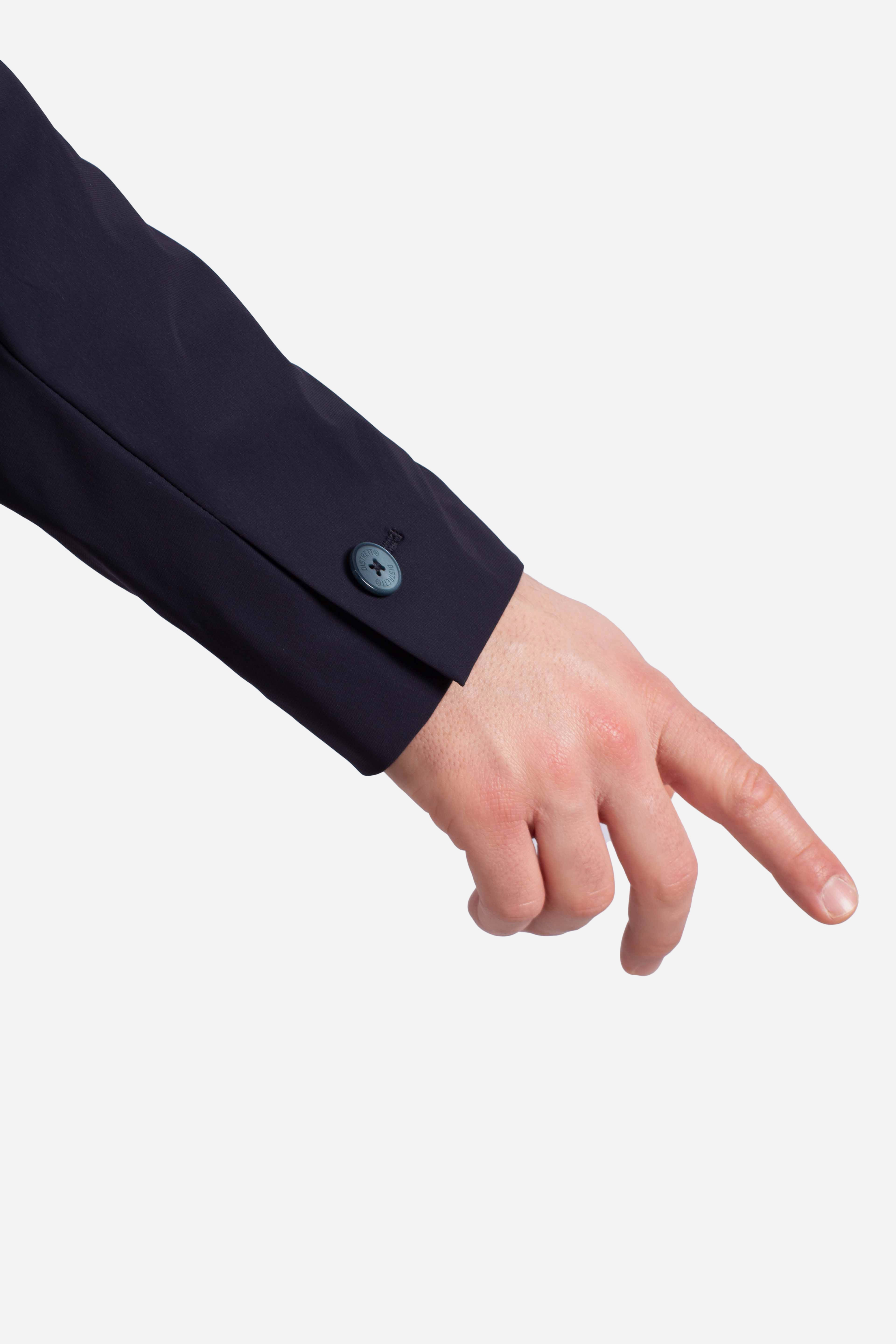 Giacca tecnica Active doppiopetto blu