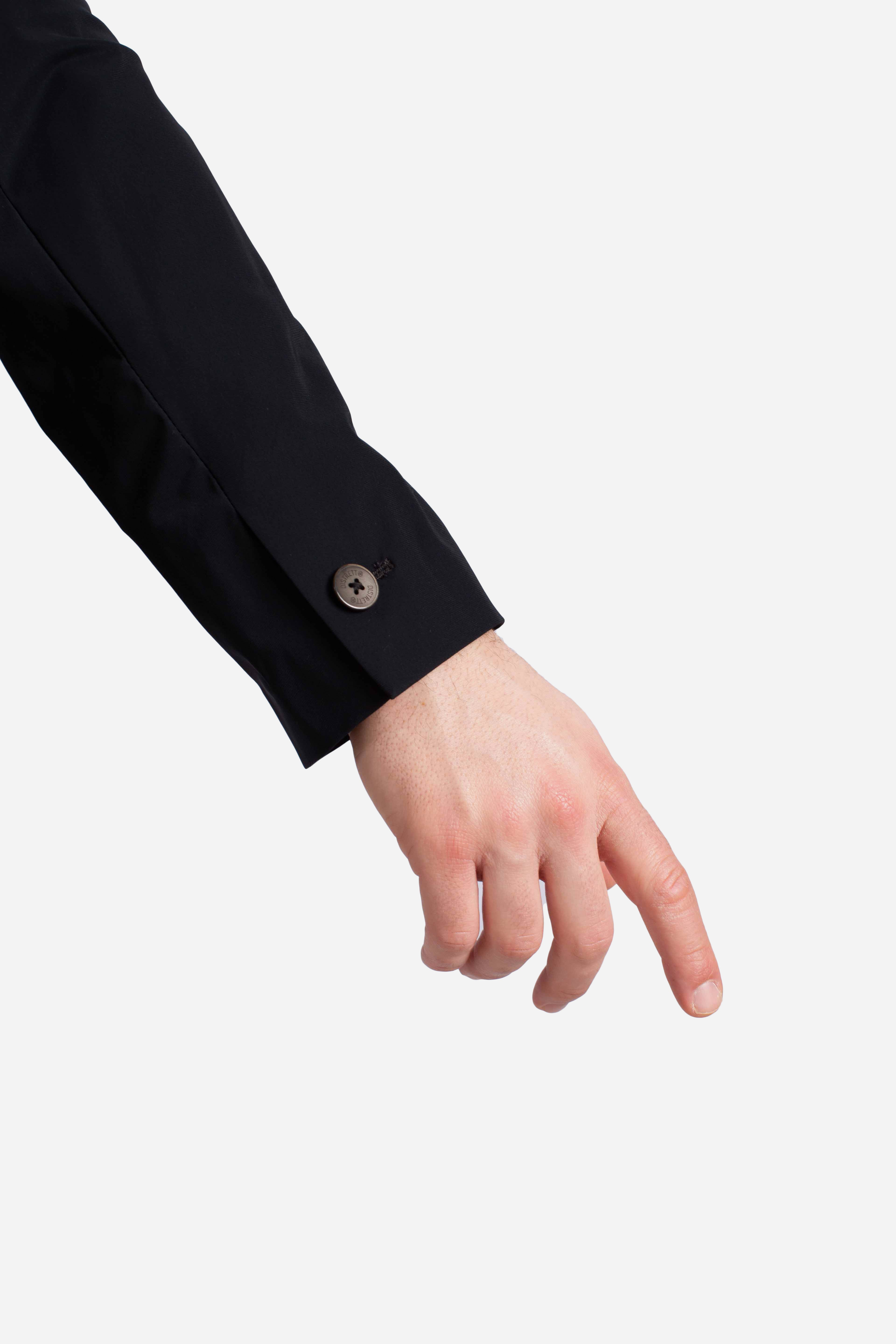 Giacca tecnica Active doppiopetto nera