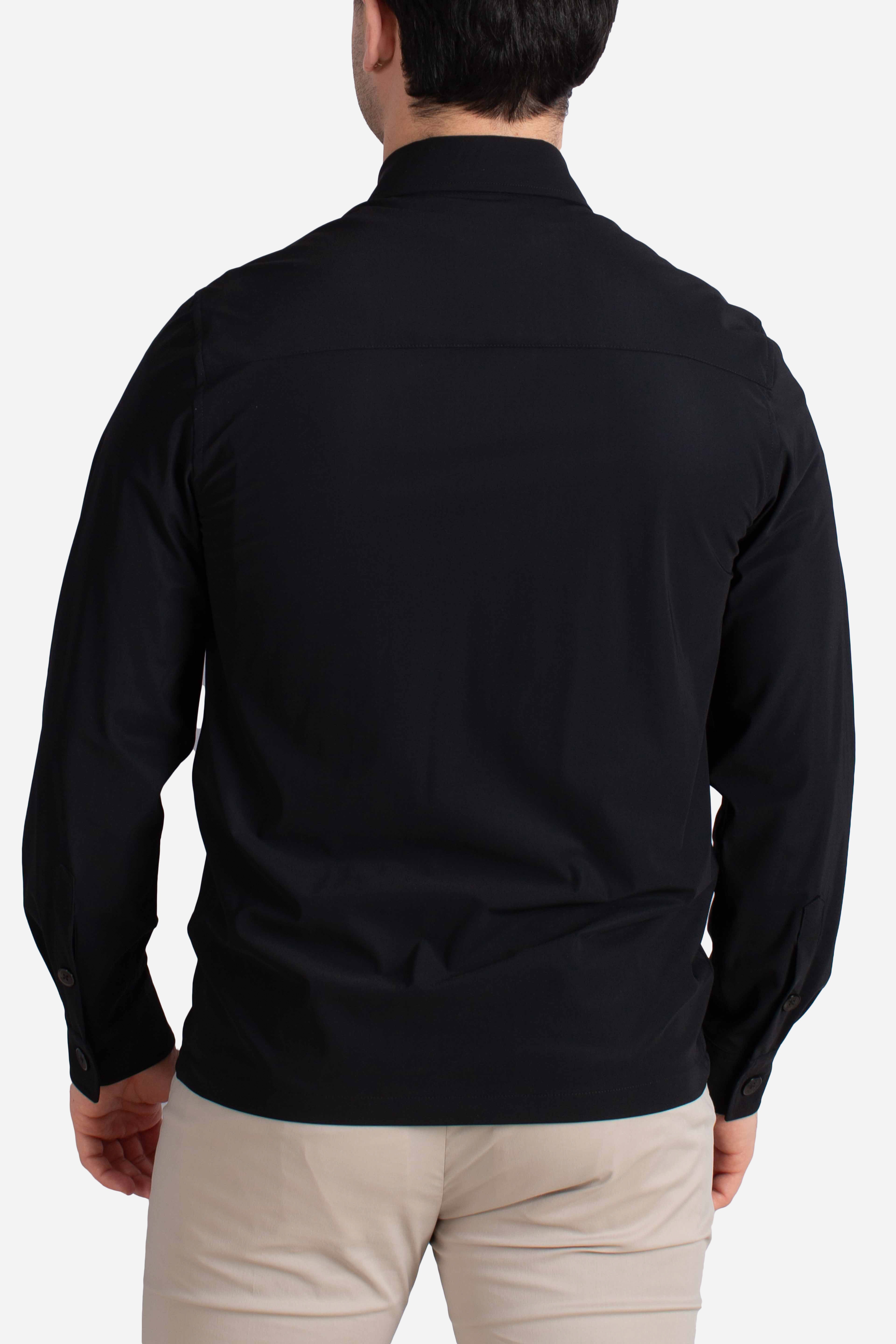Giacca camicia tecnica black