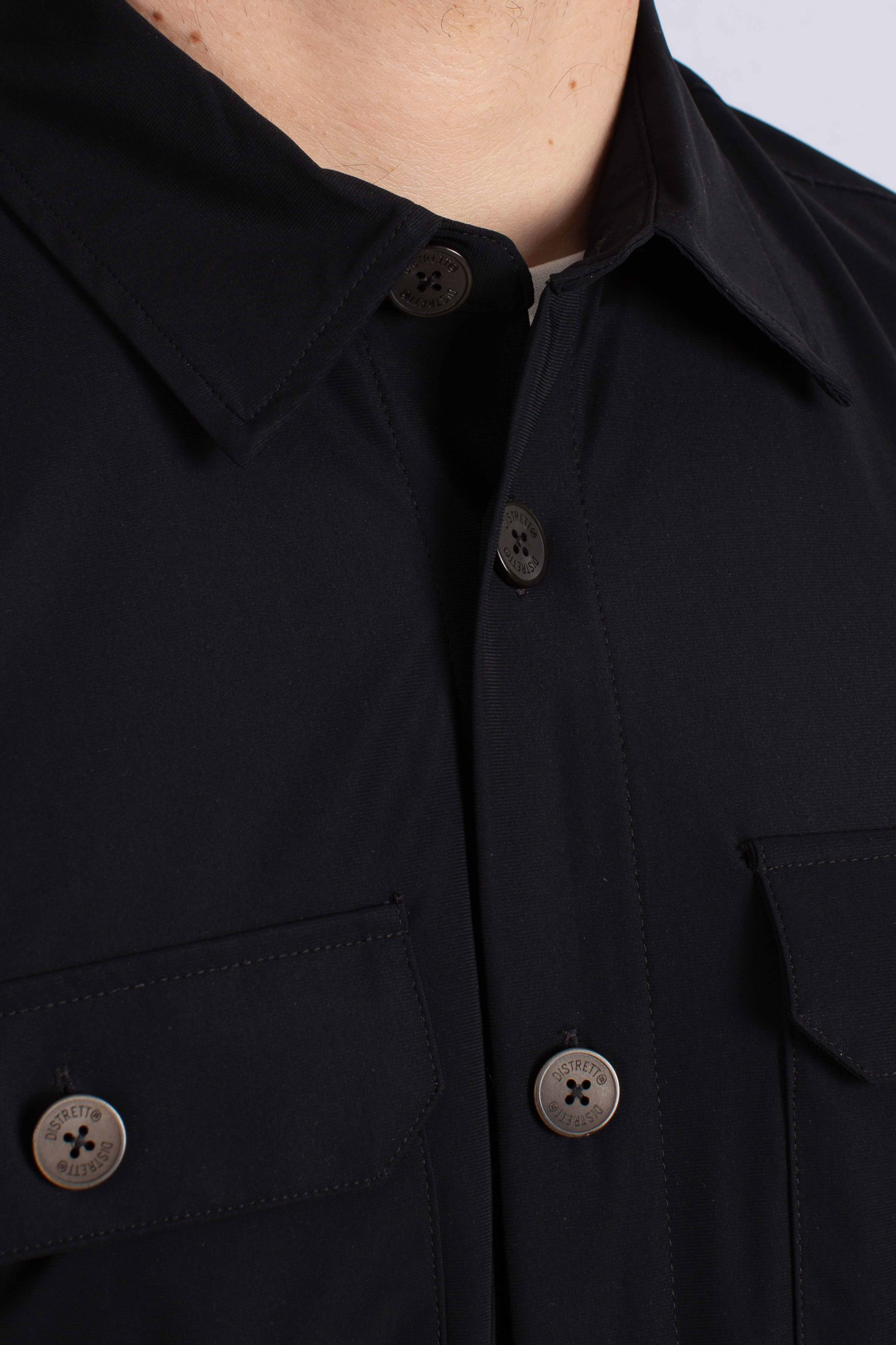 Giacca camicia tecnica black