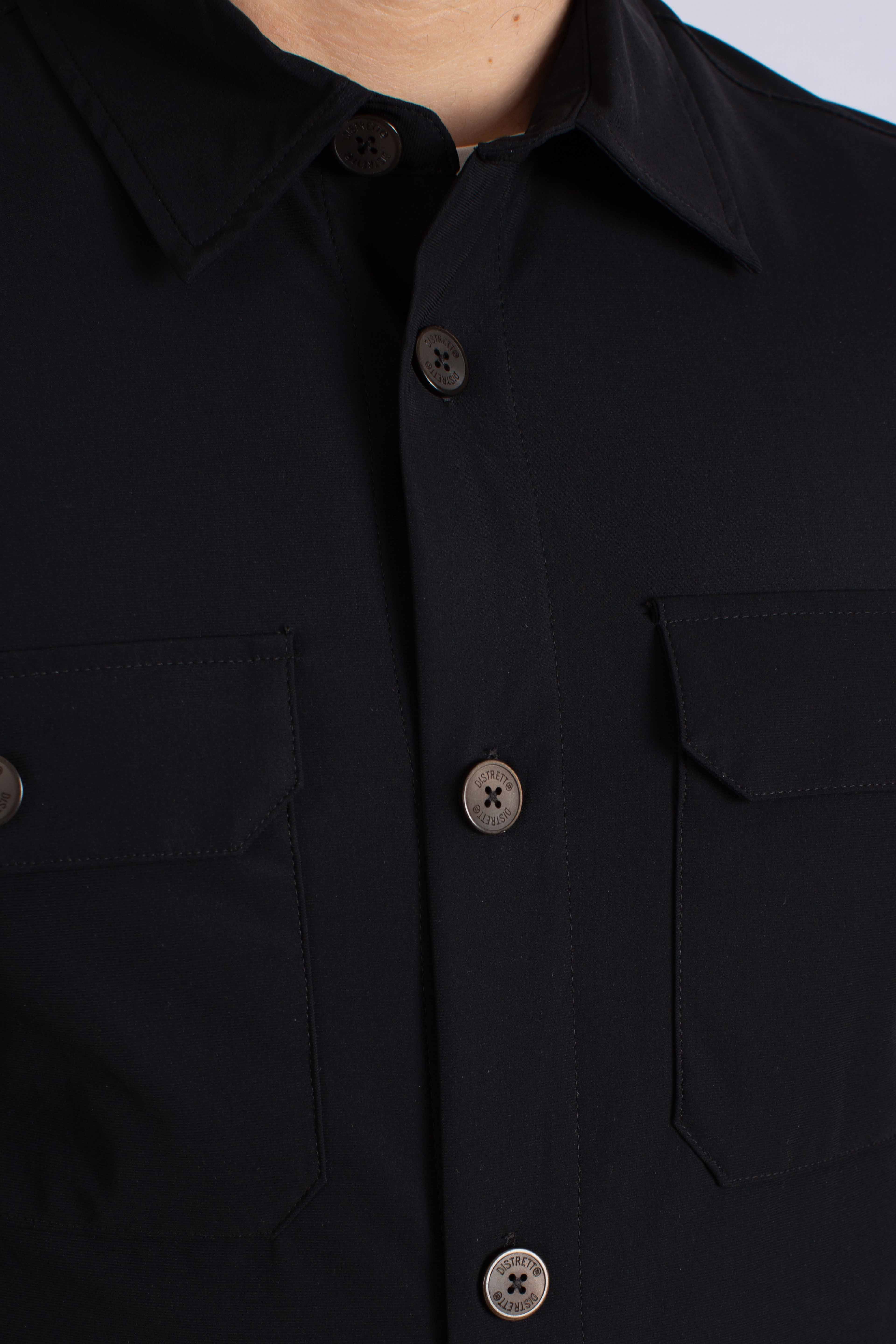 Giacca camicia tecnica black