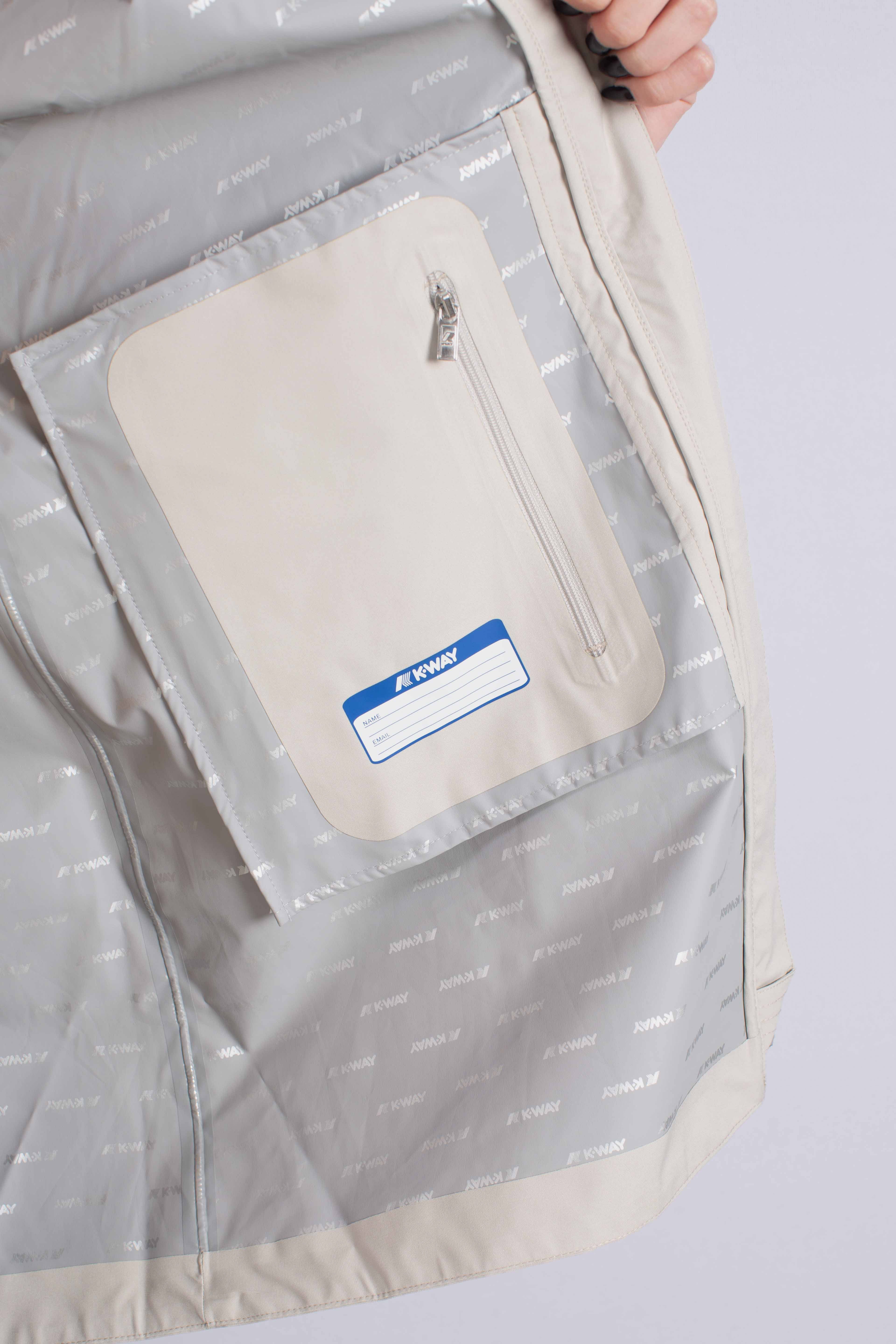 Giacca Impermeabile Slim Fit Sophie stretch dot beige lt