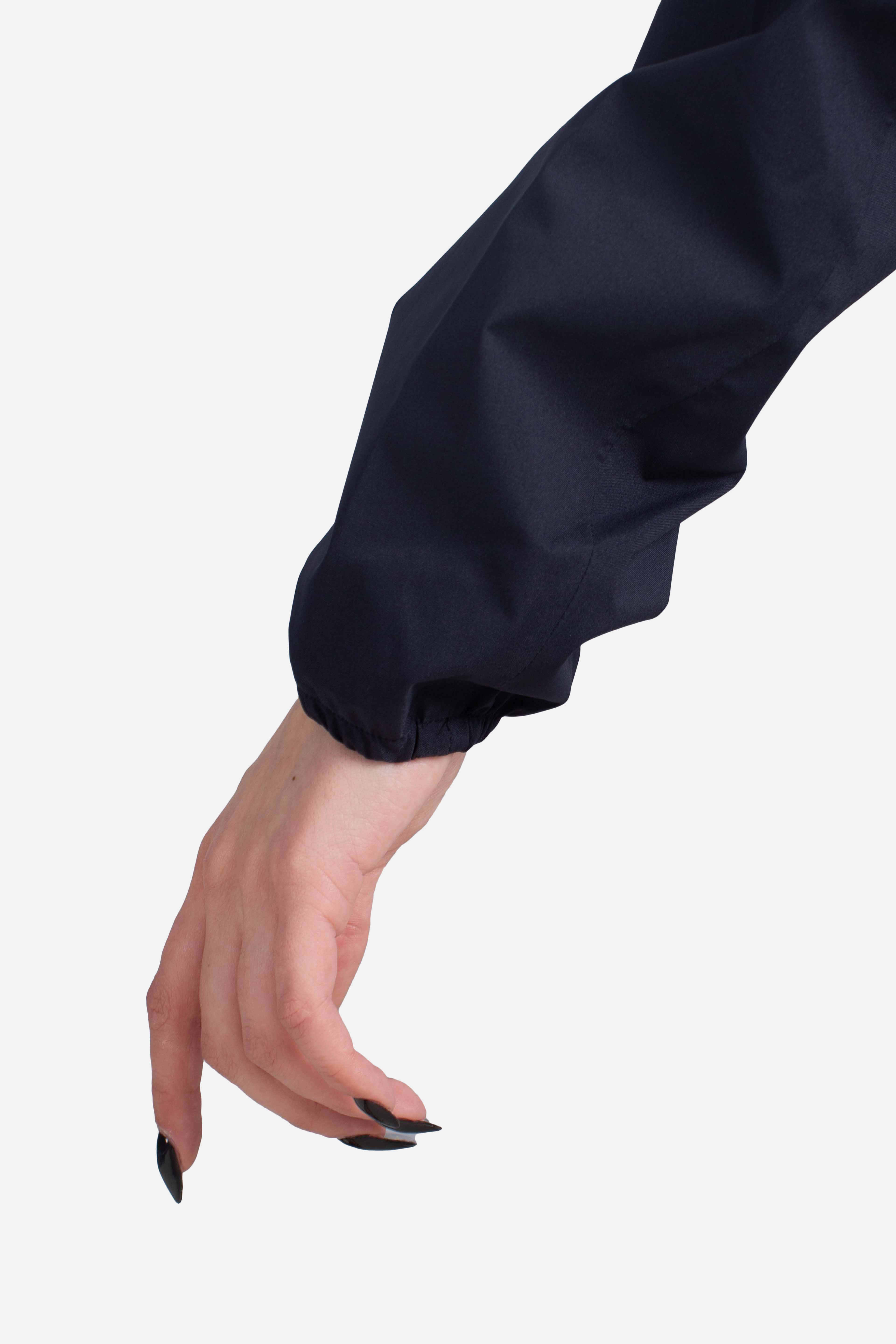 Giacca Impermeabile Slim Fit Sophie stretch dot blue depth