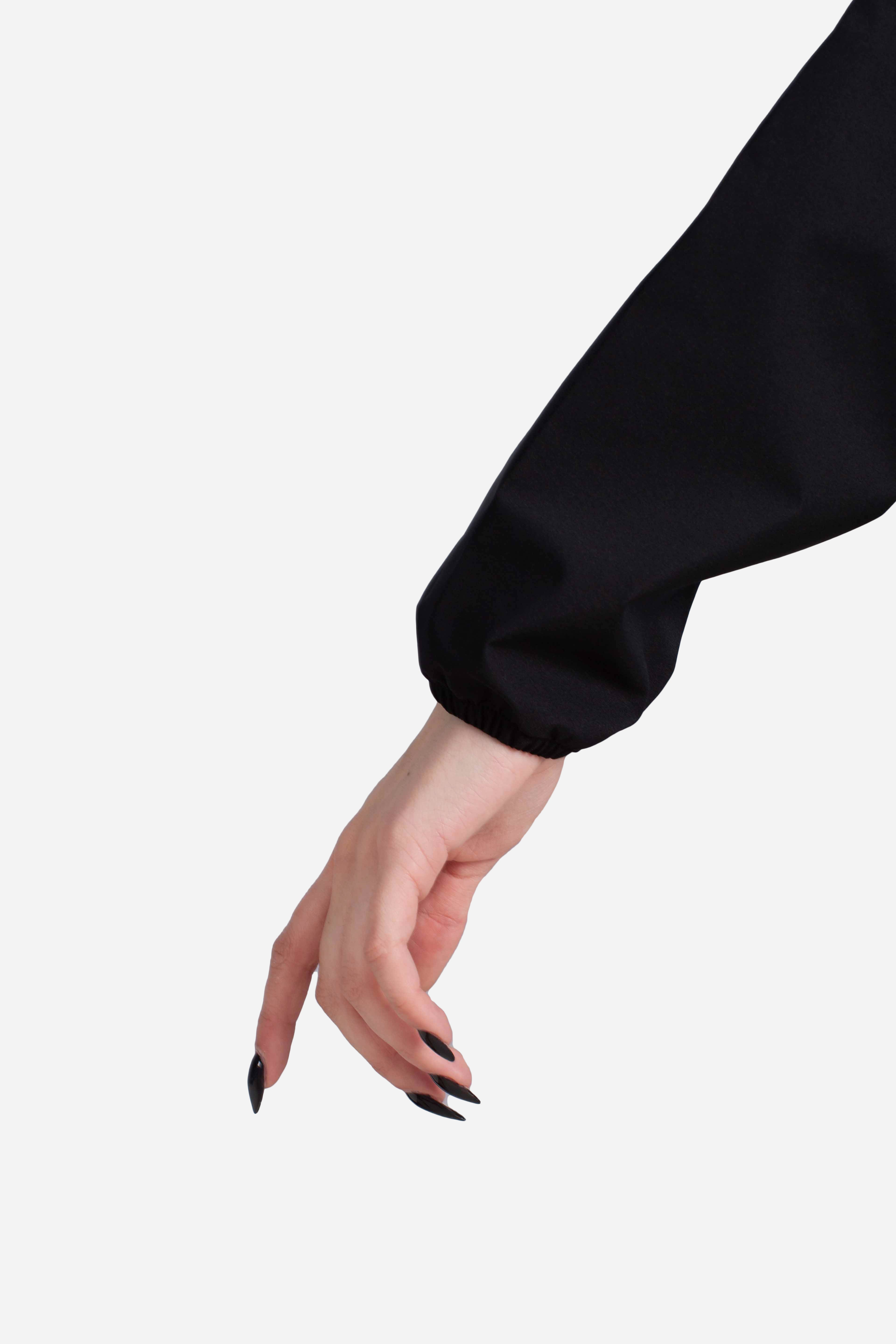 Giacca Impermeabile Marguerite stretch dot black pure