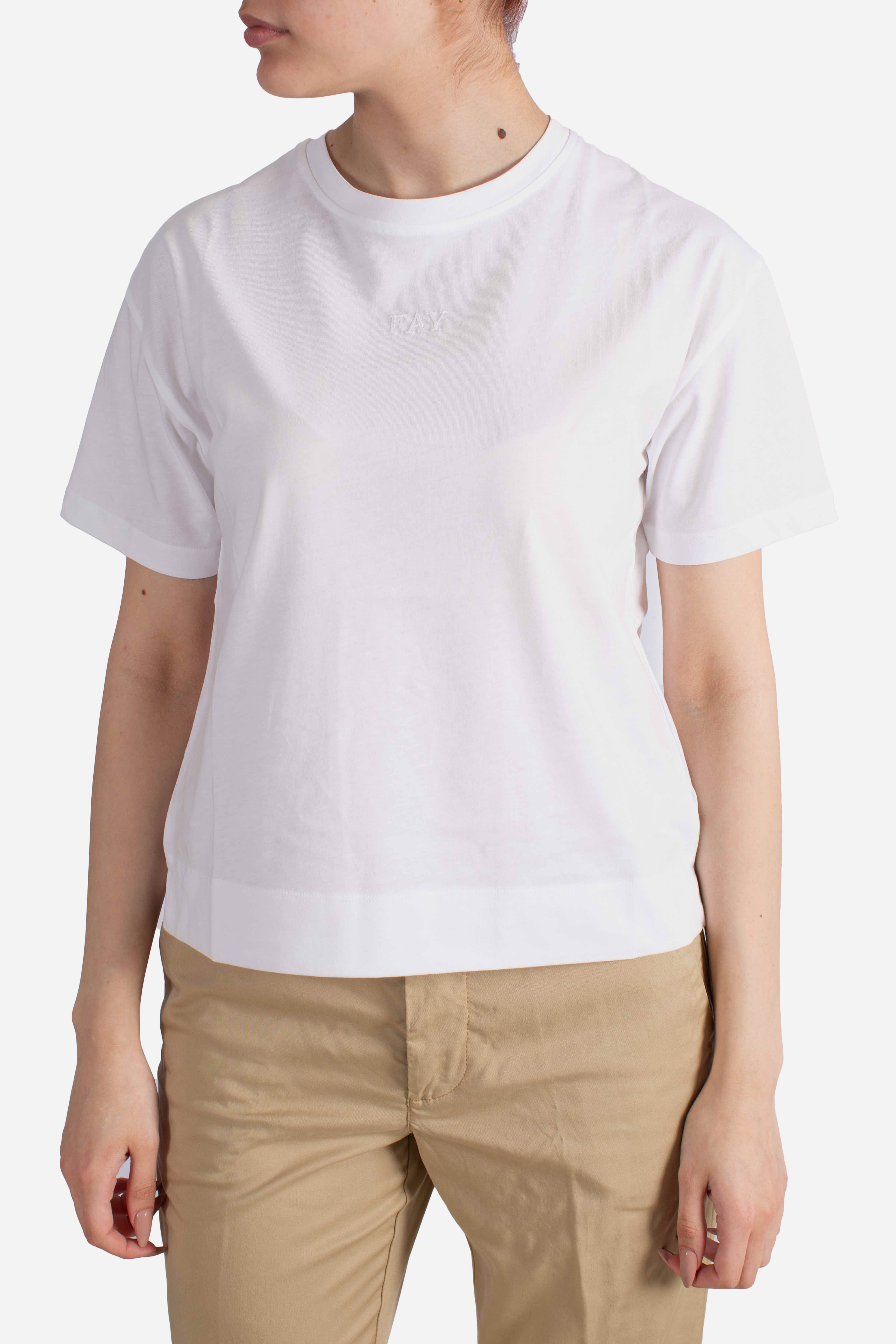 T-shirt in Jersey white