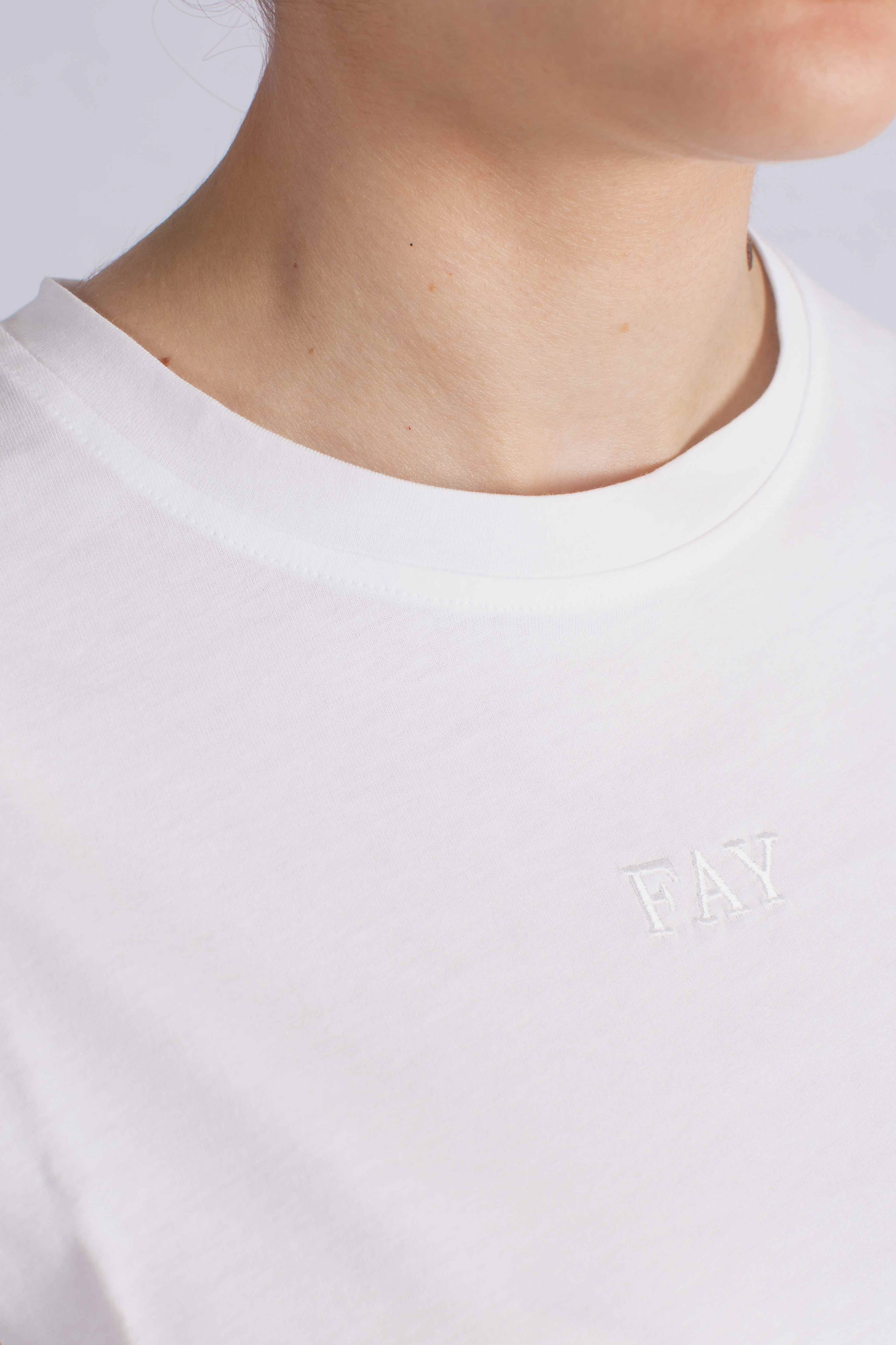 T-shirt in Jersey white