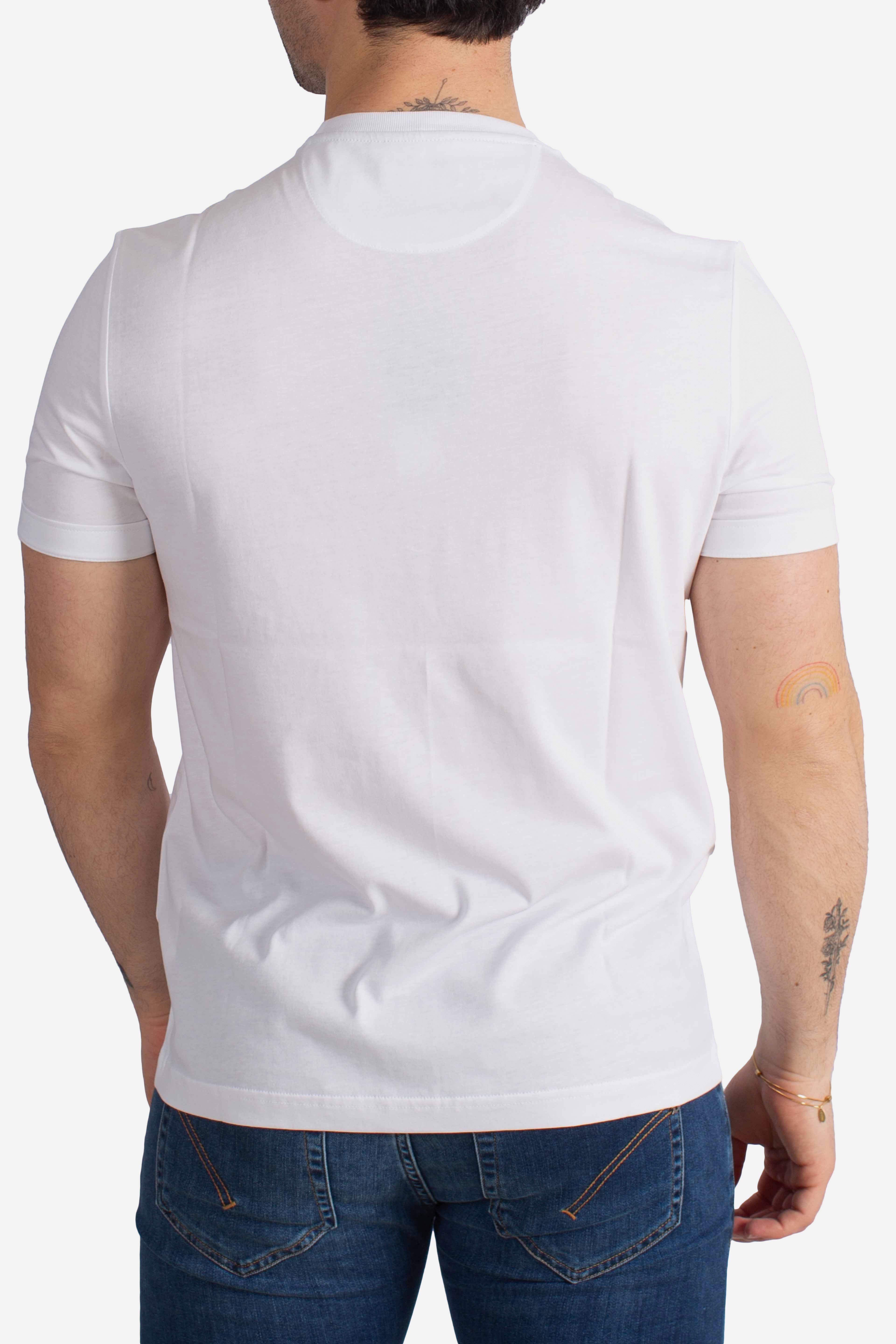 T-shirt Regular Fit in Jersey di Cotone white