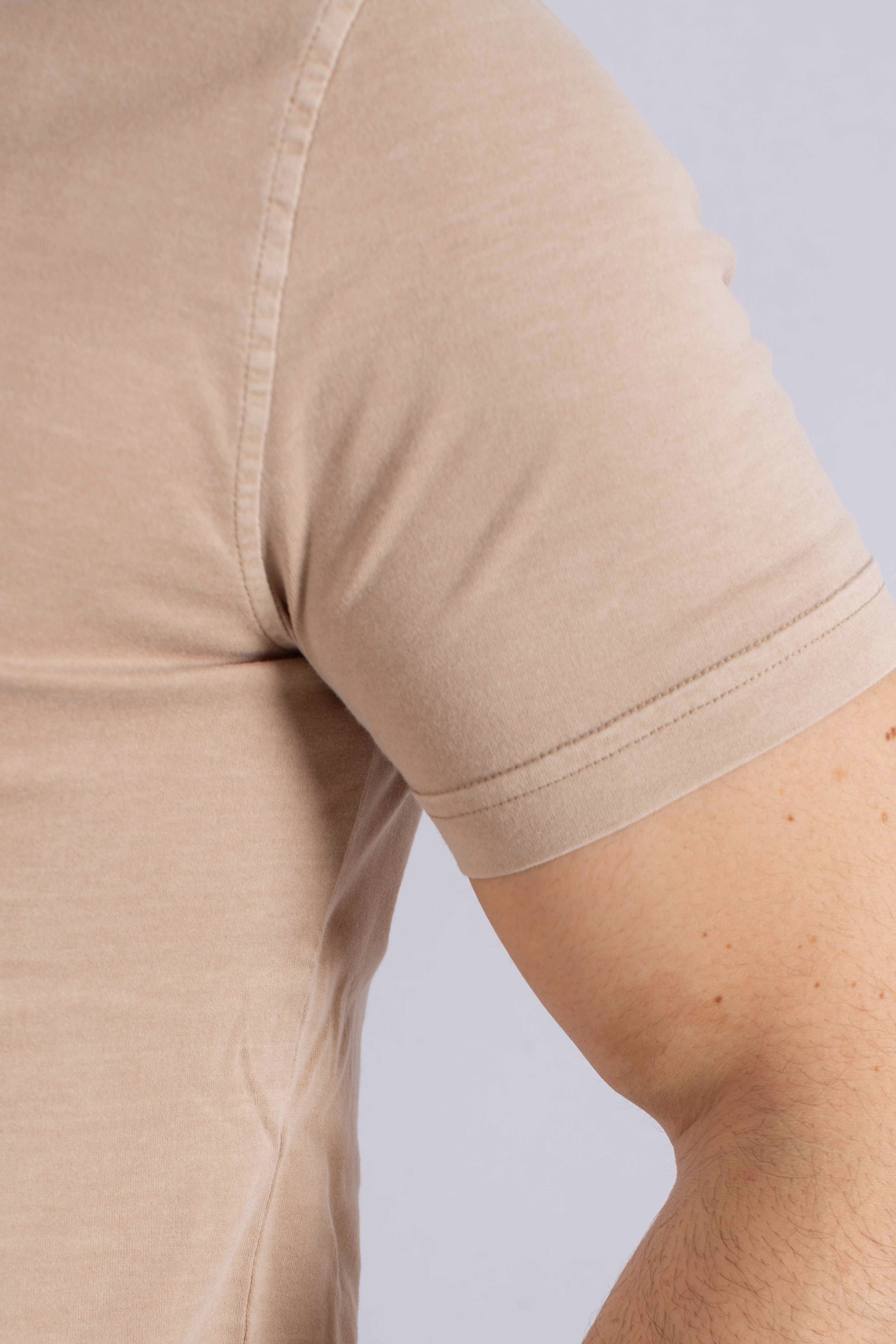 Polo Comfort Fit in Jersey beige