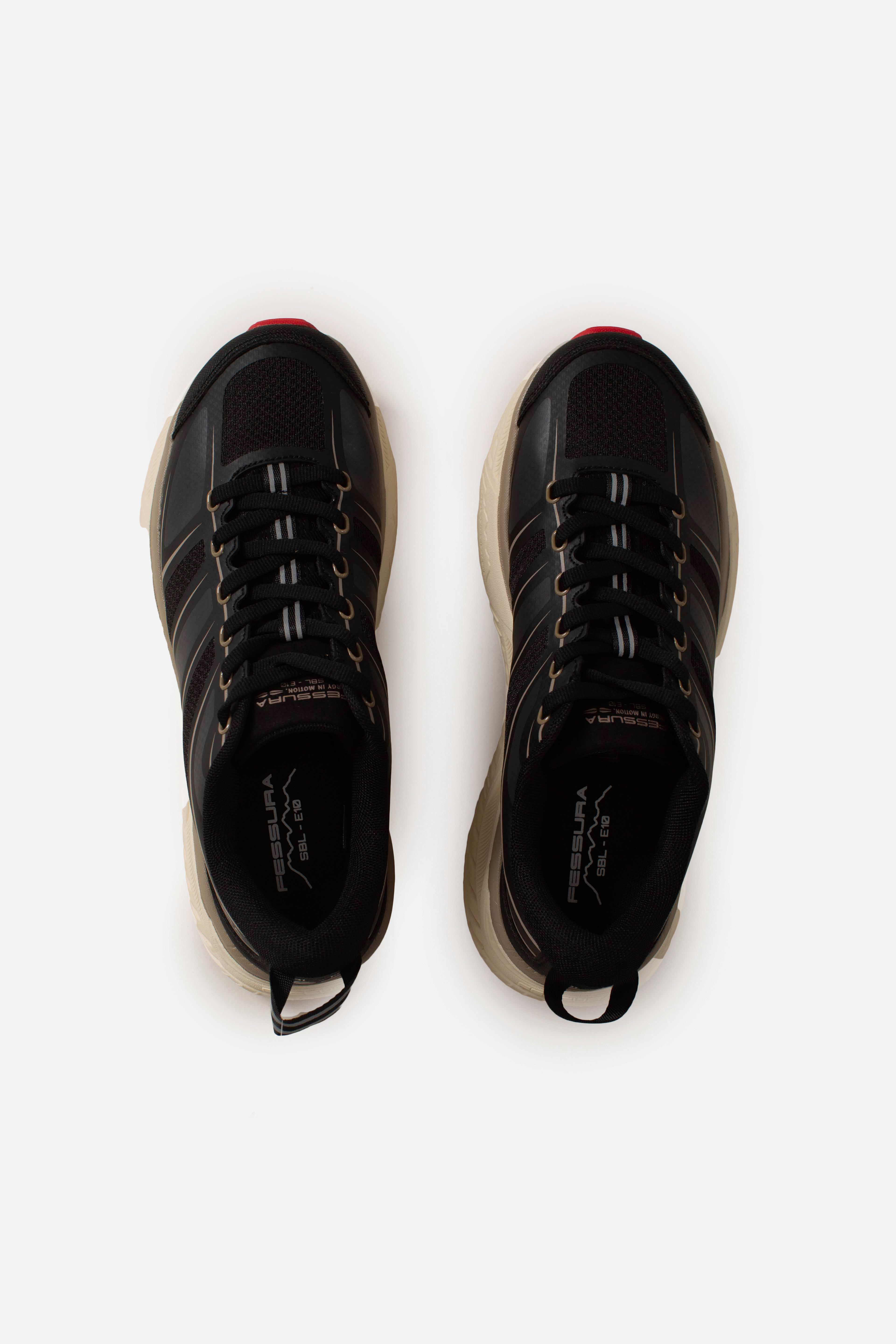 Sneakers Trail SBL 07 black land - milk cherry