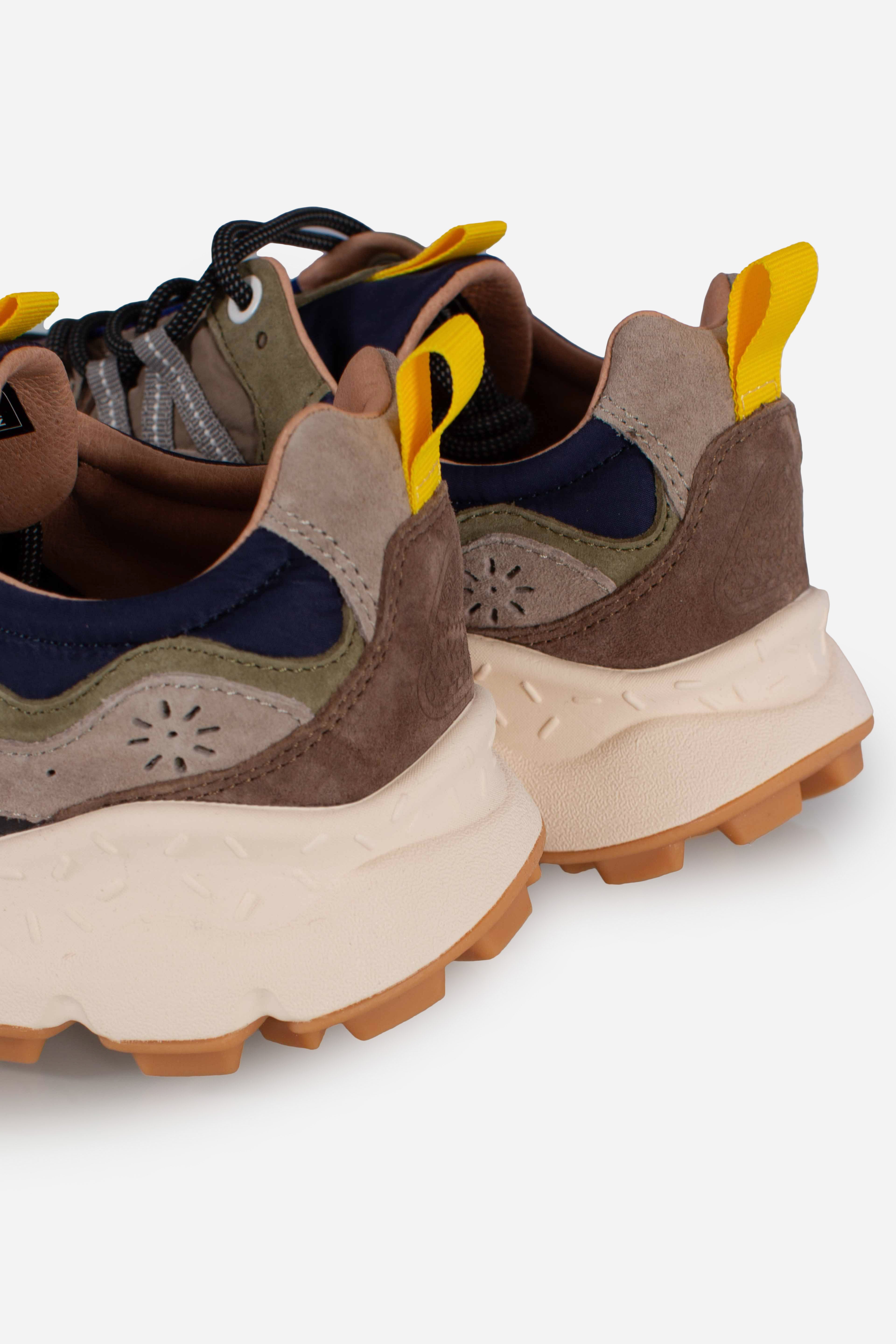 Sneakers Yamano 3 man dark grey brown