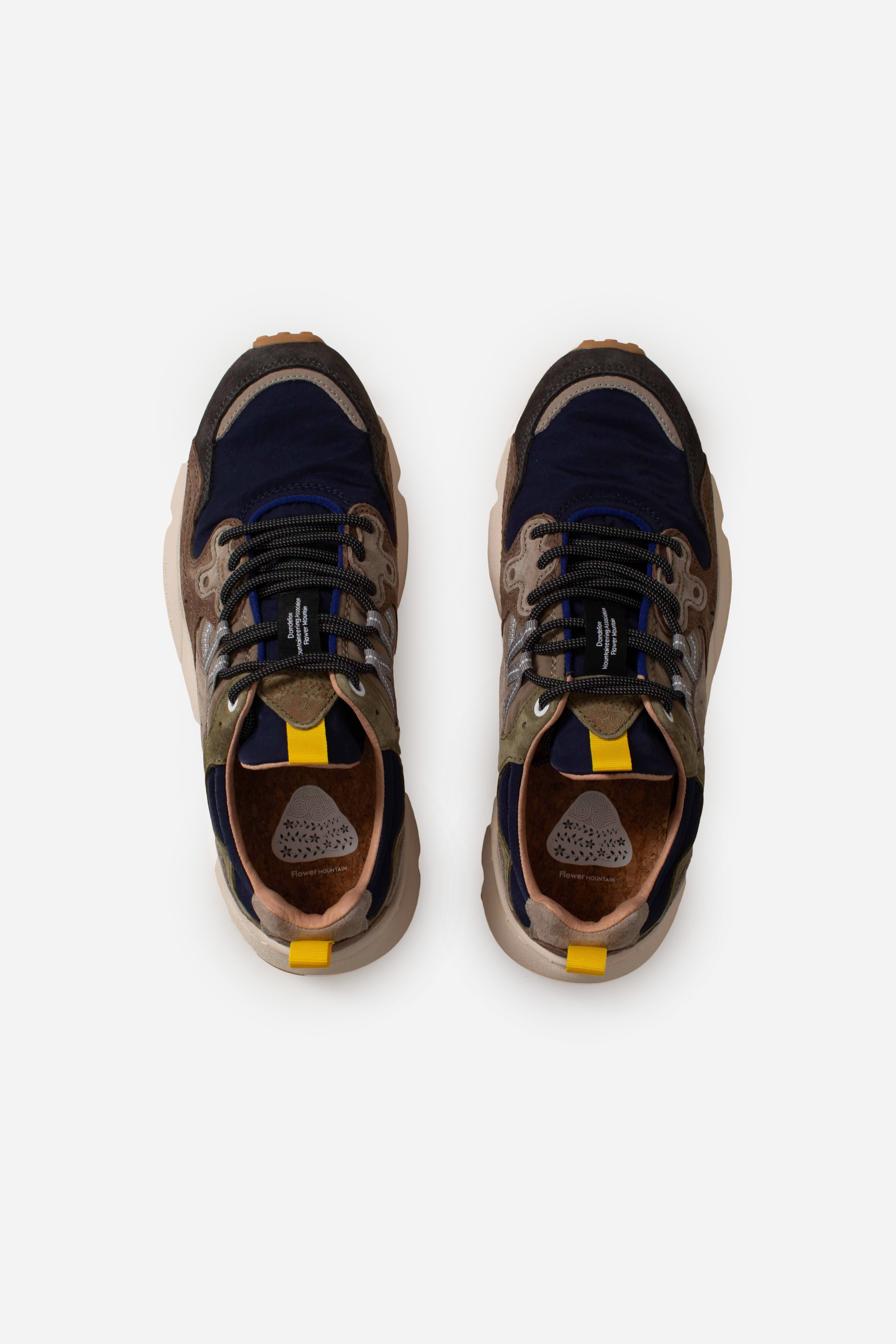 Sneakers Yamano 3 man dark grey brown