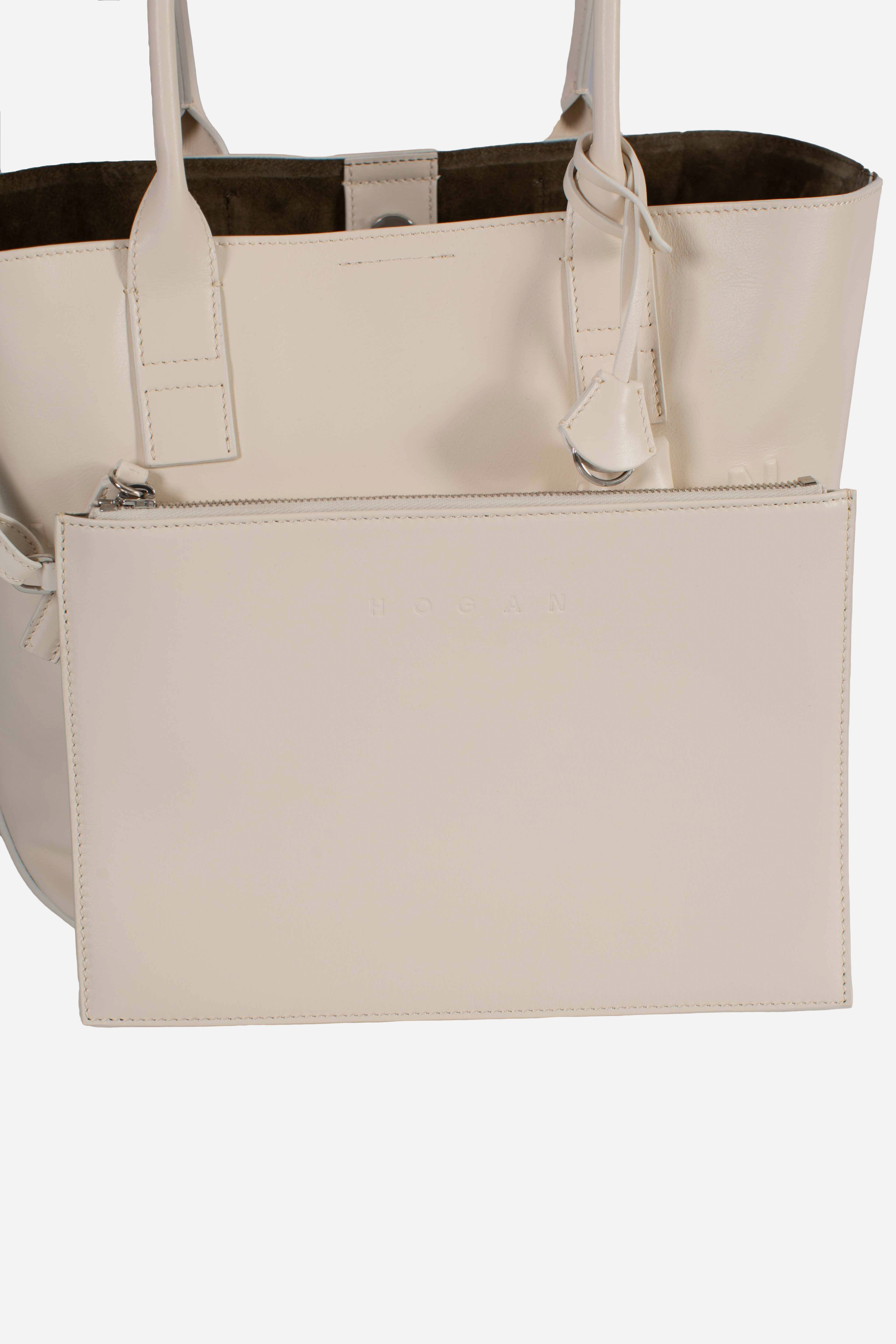 Borsa Shopping Hogan Address Piccola Avorio