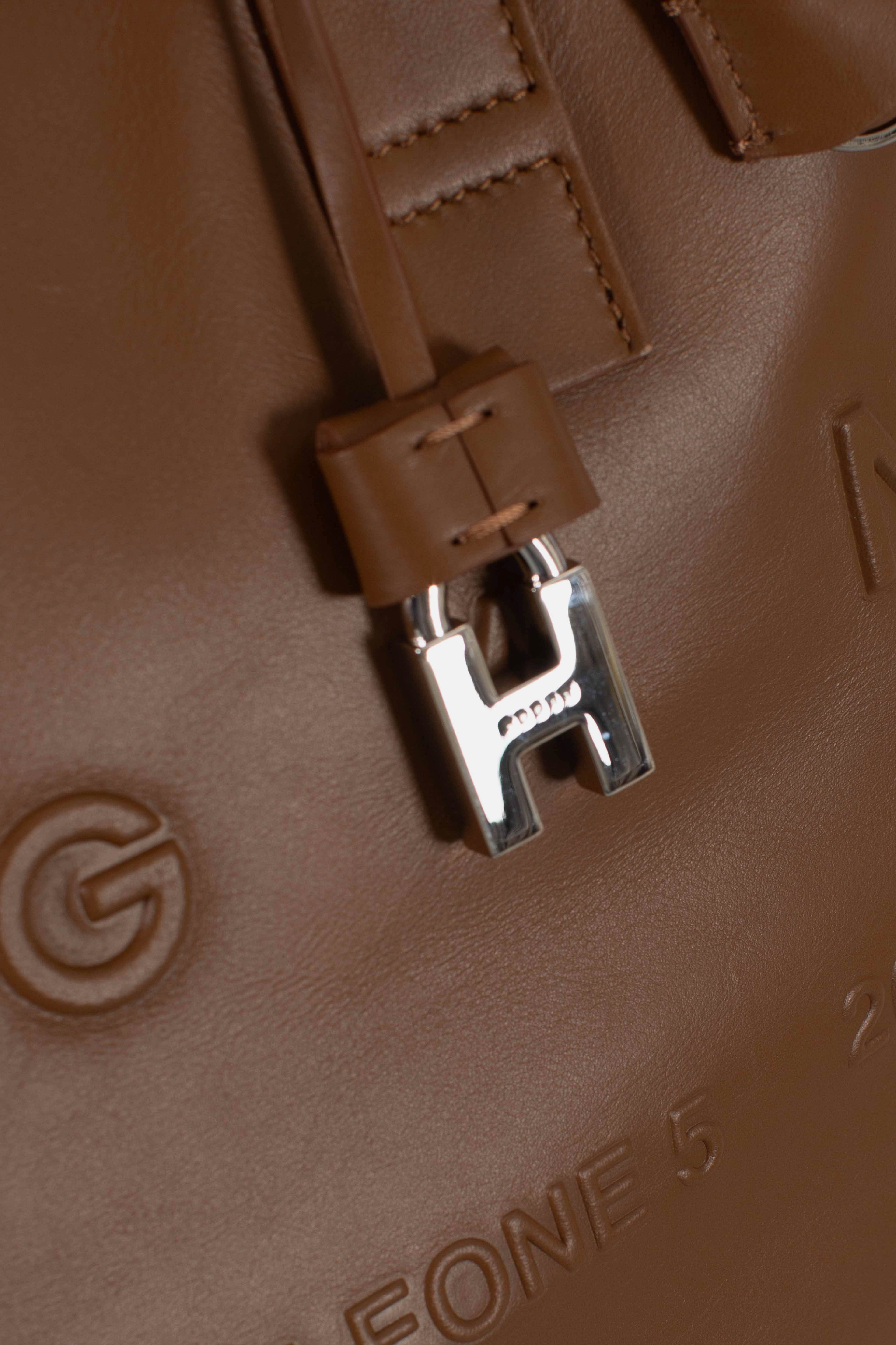 Borsa Shopping Hogan Address Piccola Marrone