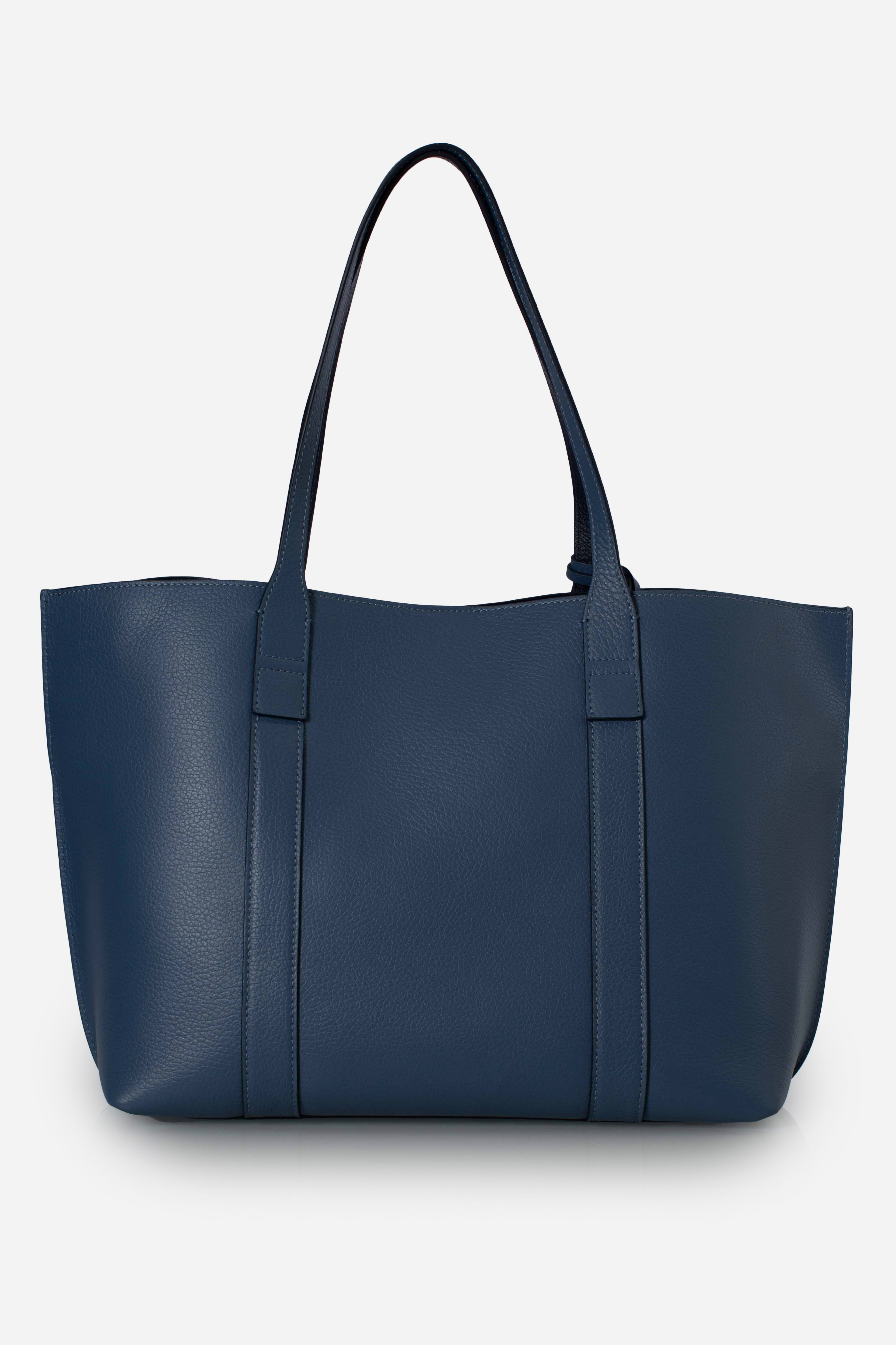 Borsa Shopping Hogan Script Media Blu chiaro
