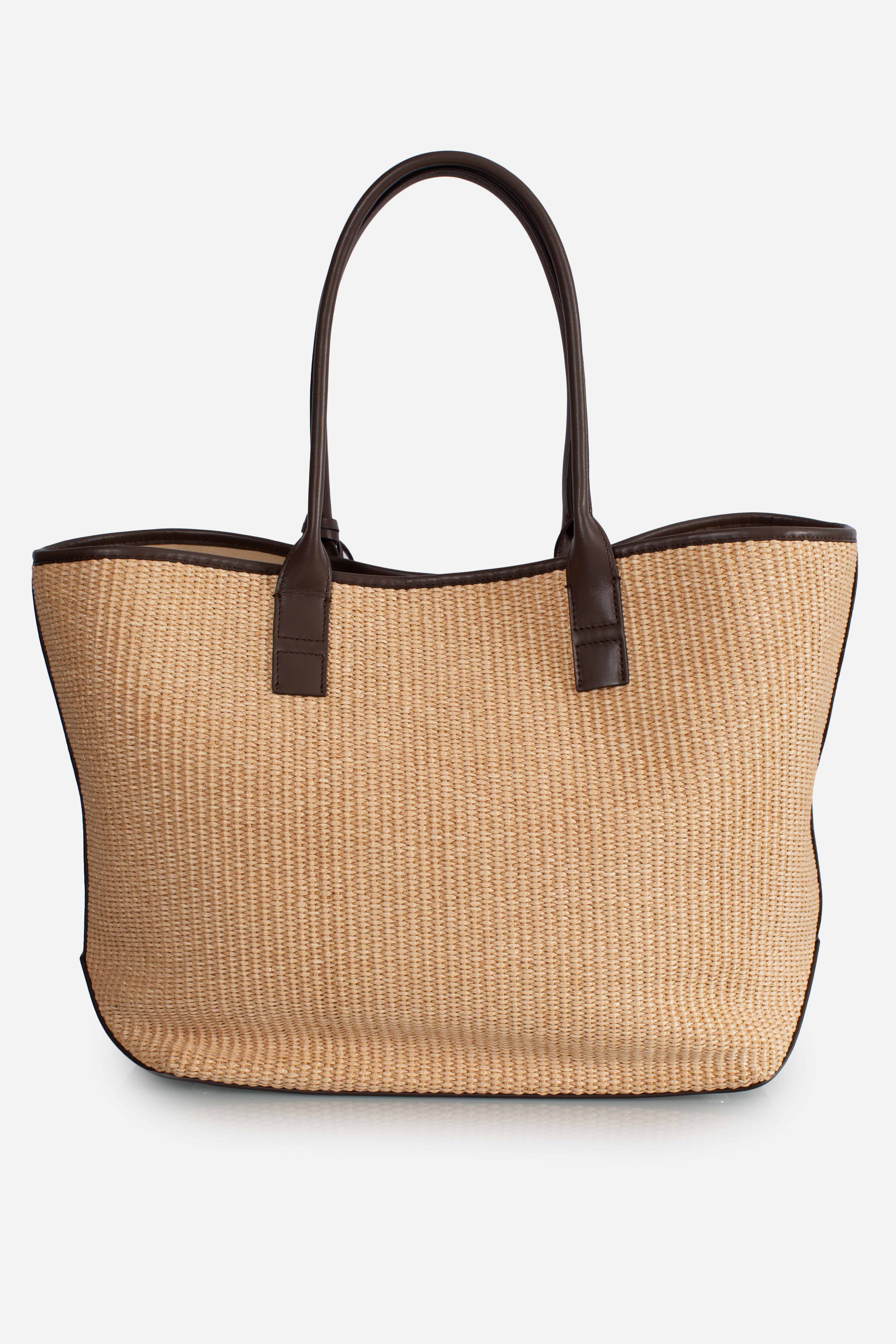Borsa Shopping Hogan Address Media Marrone Avorio