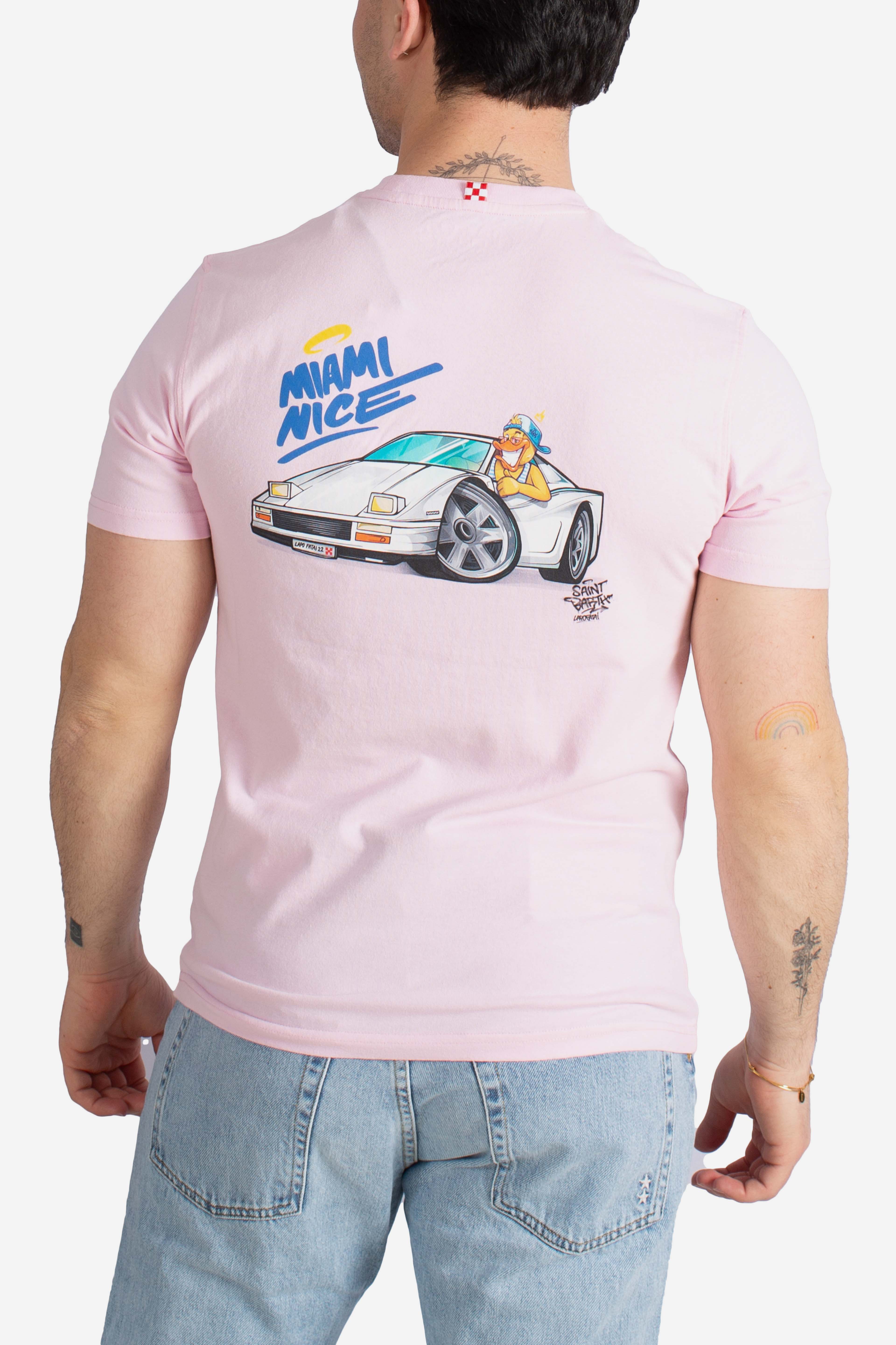 T-shirt Portland pink ducky Miami nice