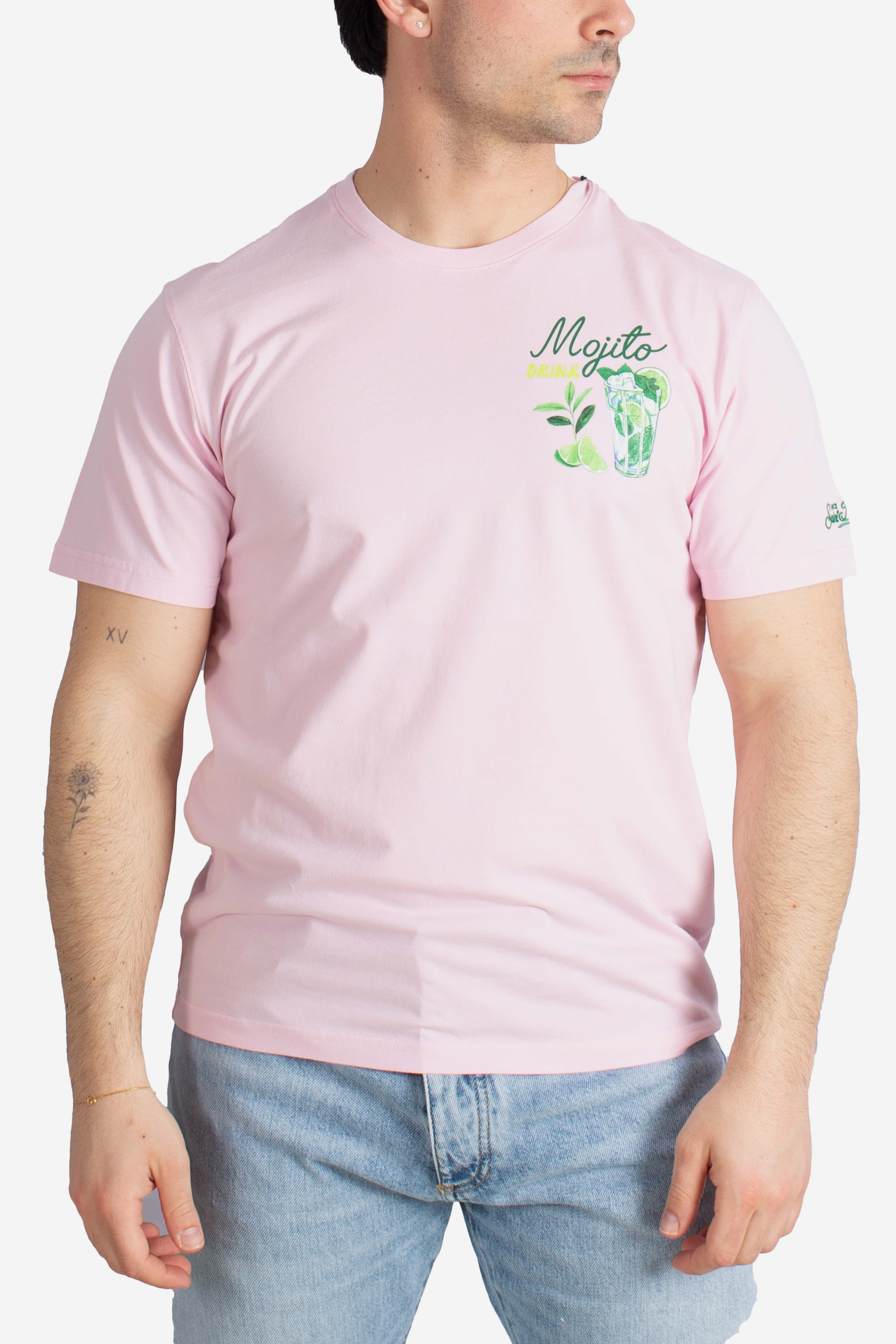 T-shirt Portland drink mojito pink