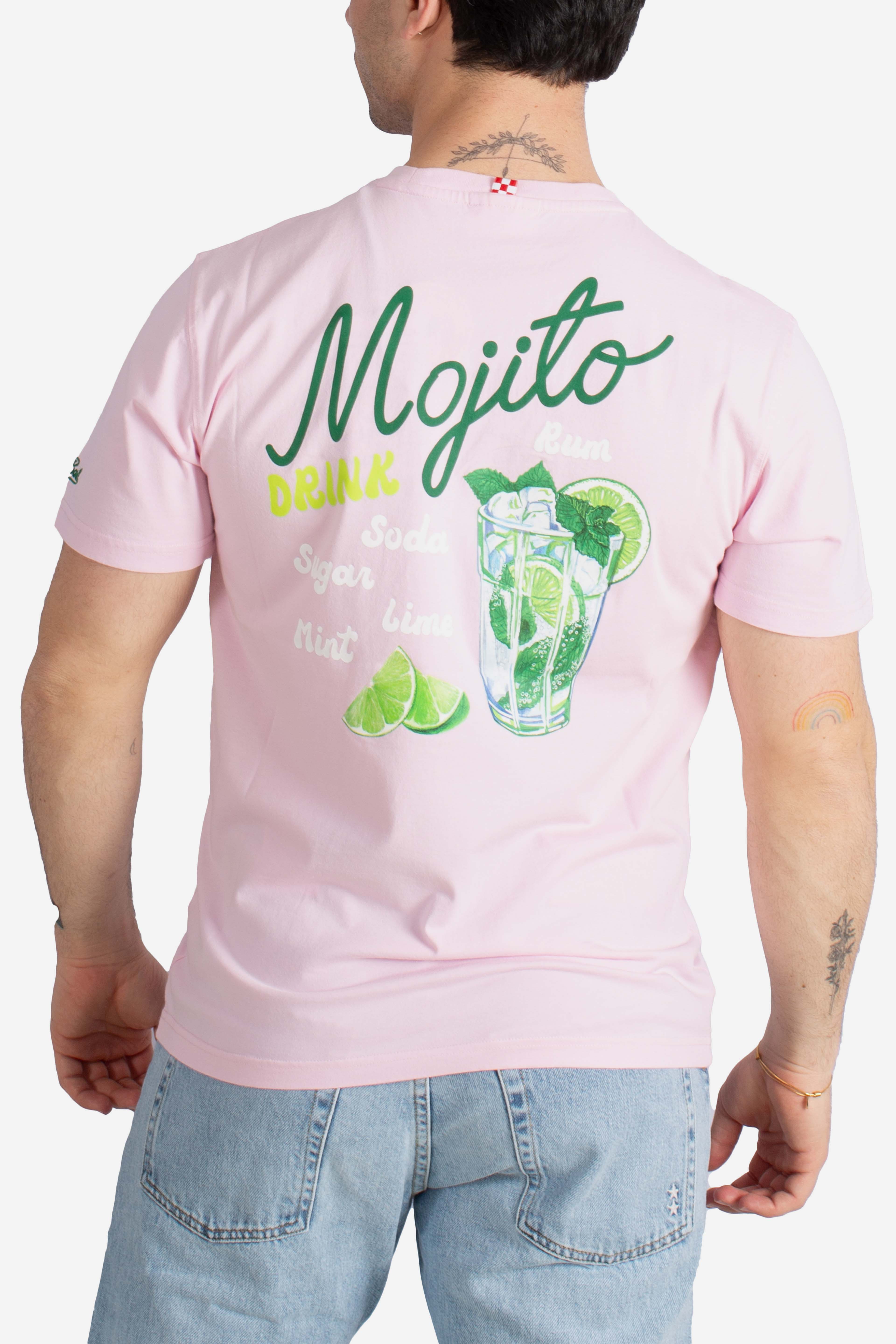 T-shirt Portland drink mojito pink