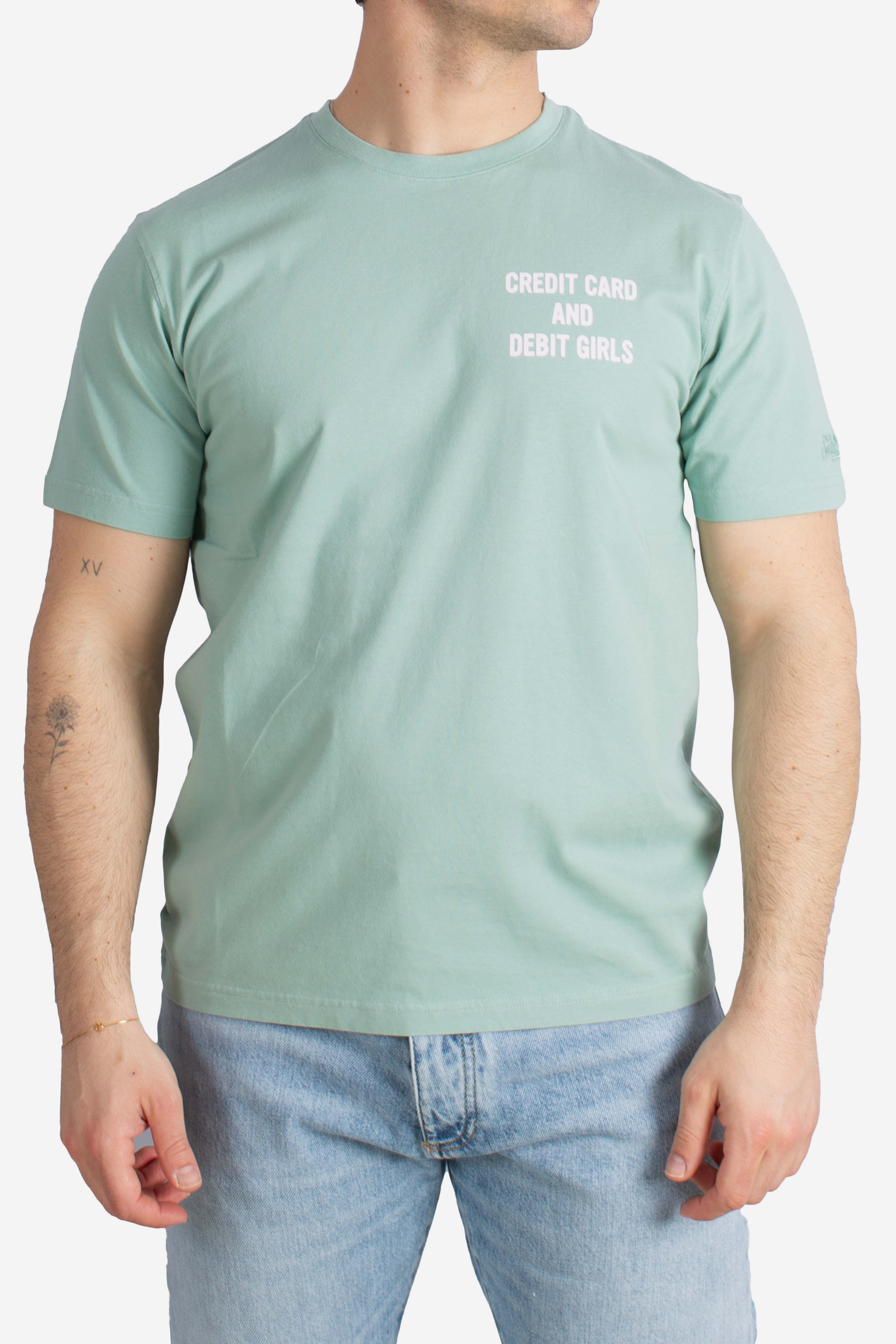 T-shirt Portland green credit card and debit girls