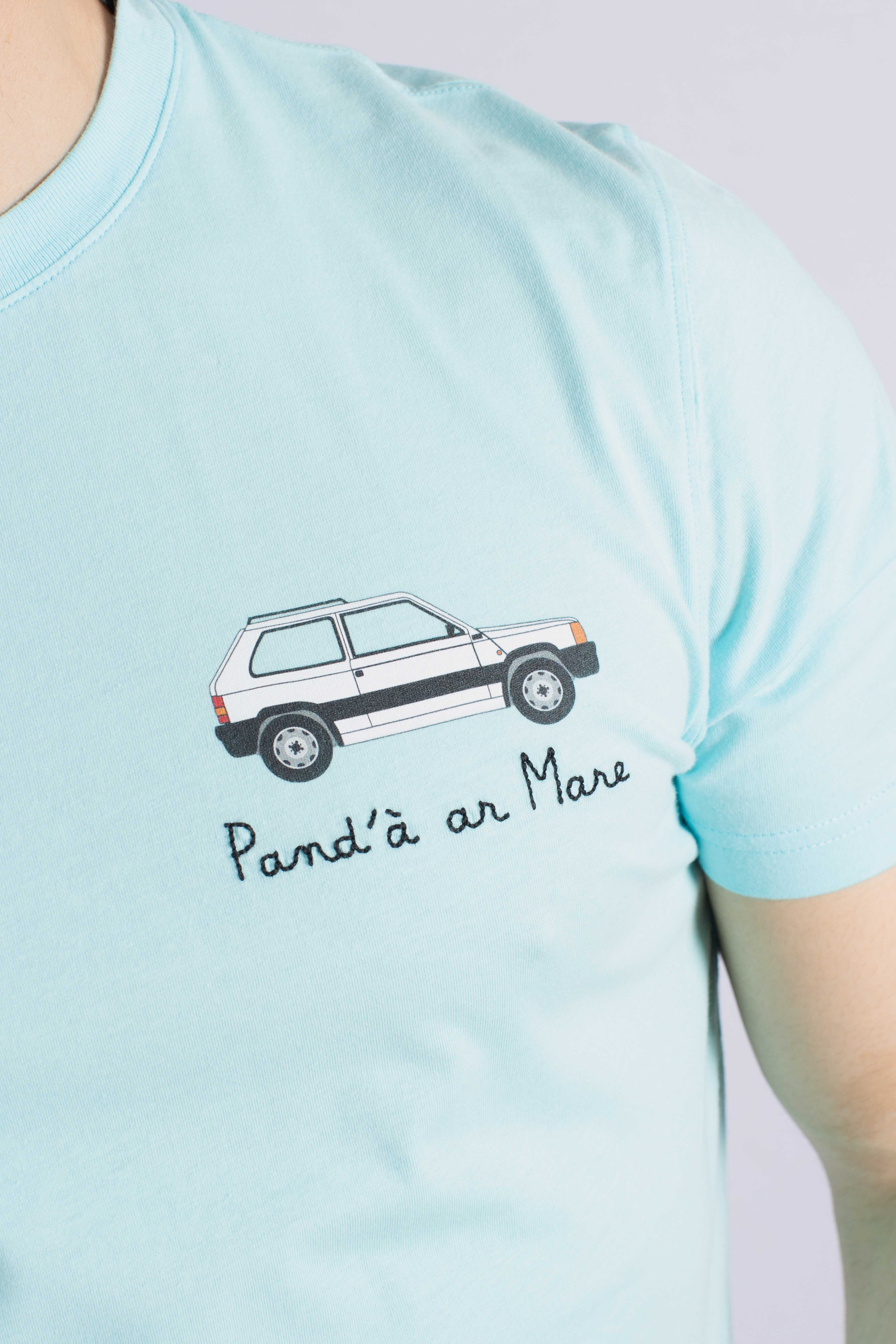 T-shirt Portofino Pand'a' ar mare light blue