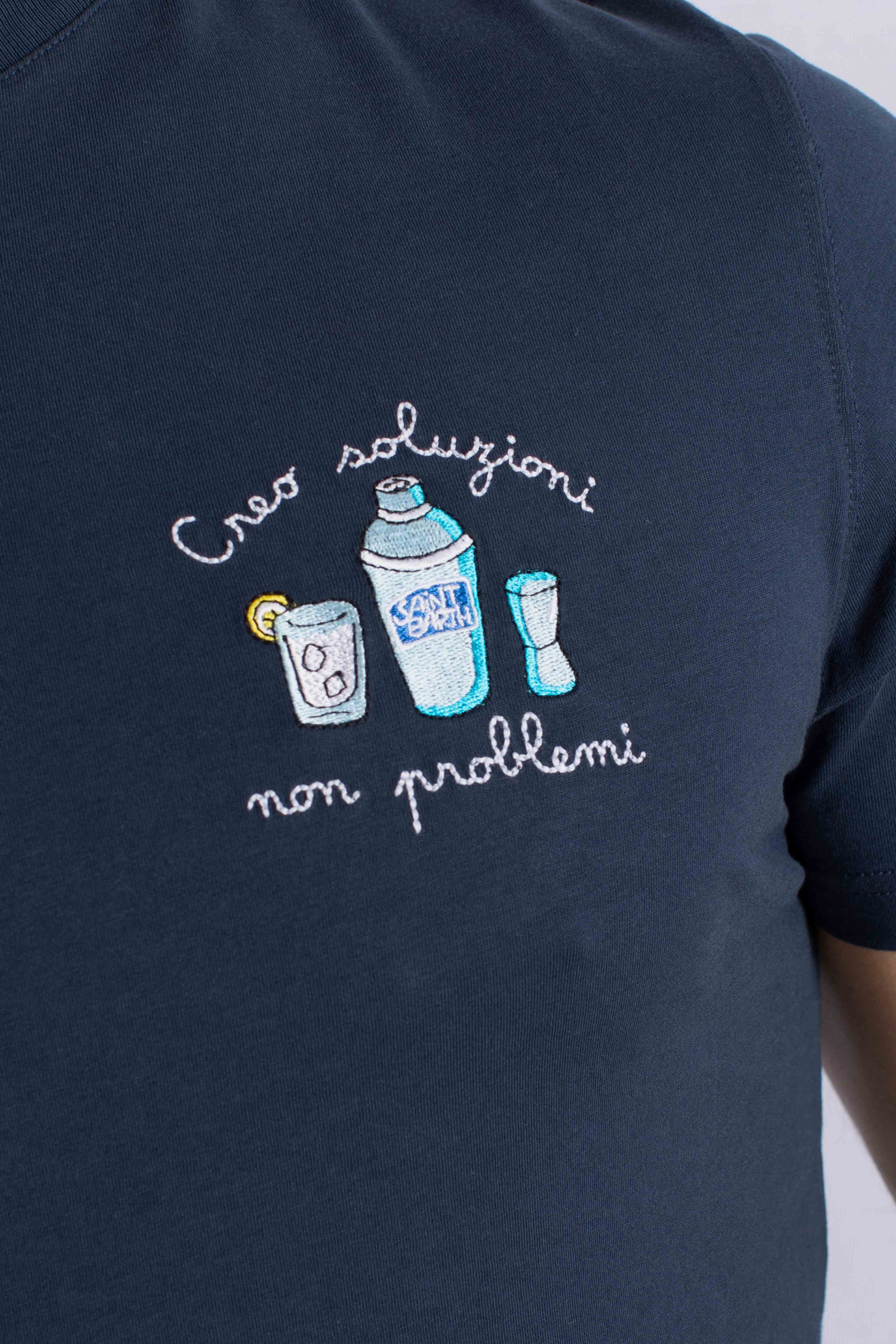 T-shirt Portofino blu barman soluzioni