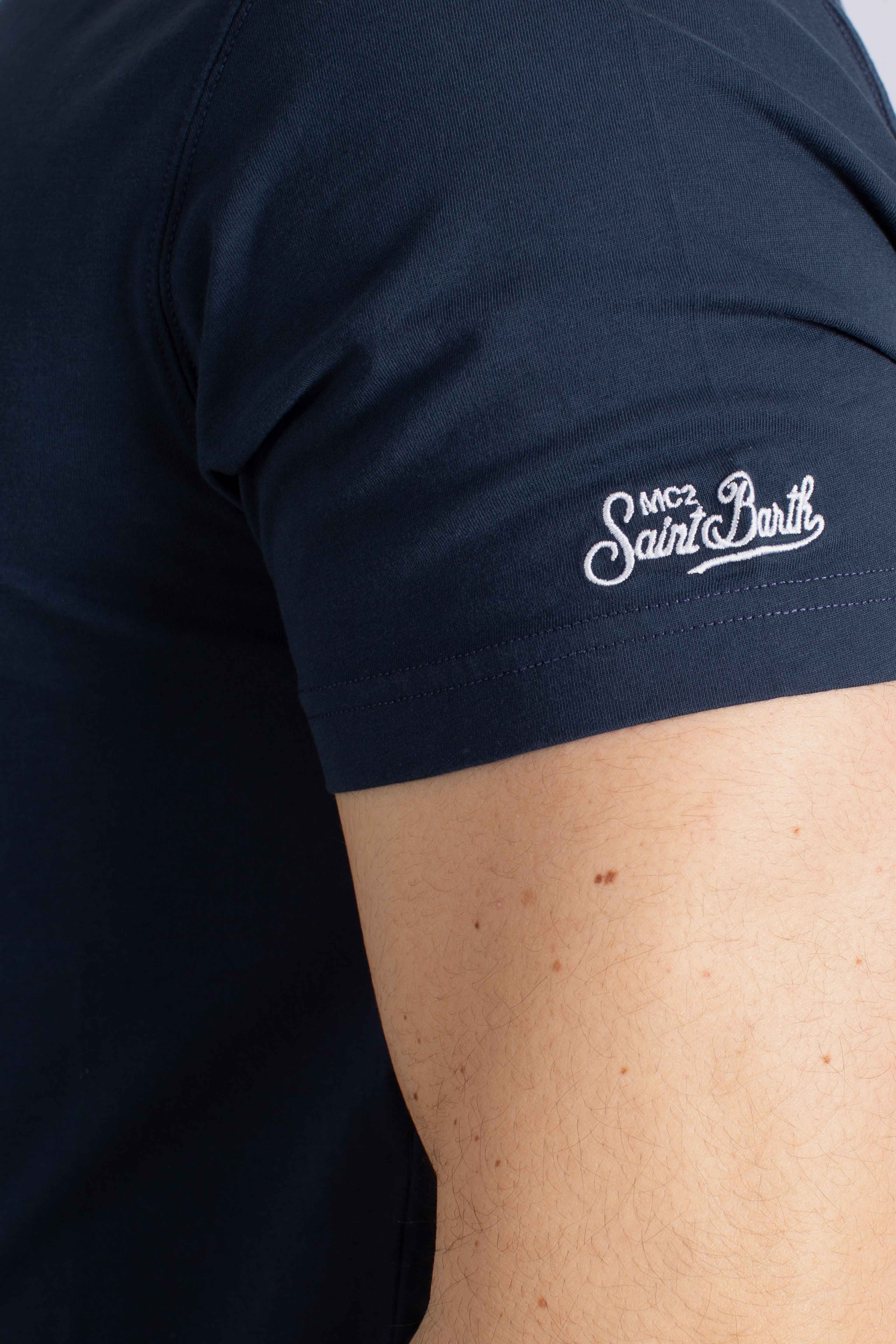 T-shirt Portofino blu barman soluzioni