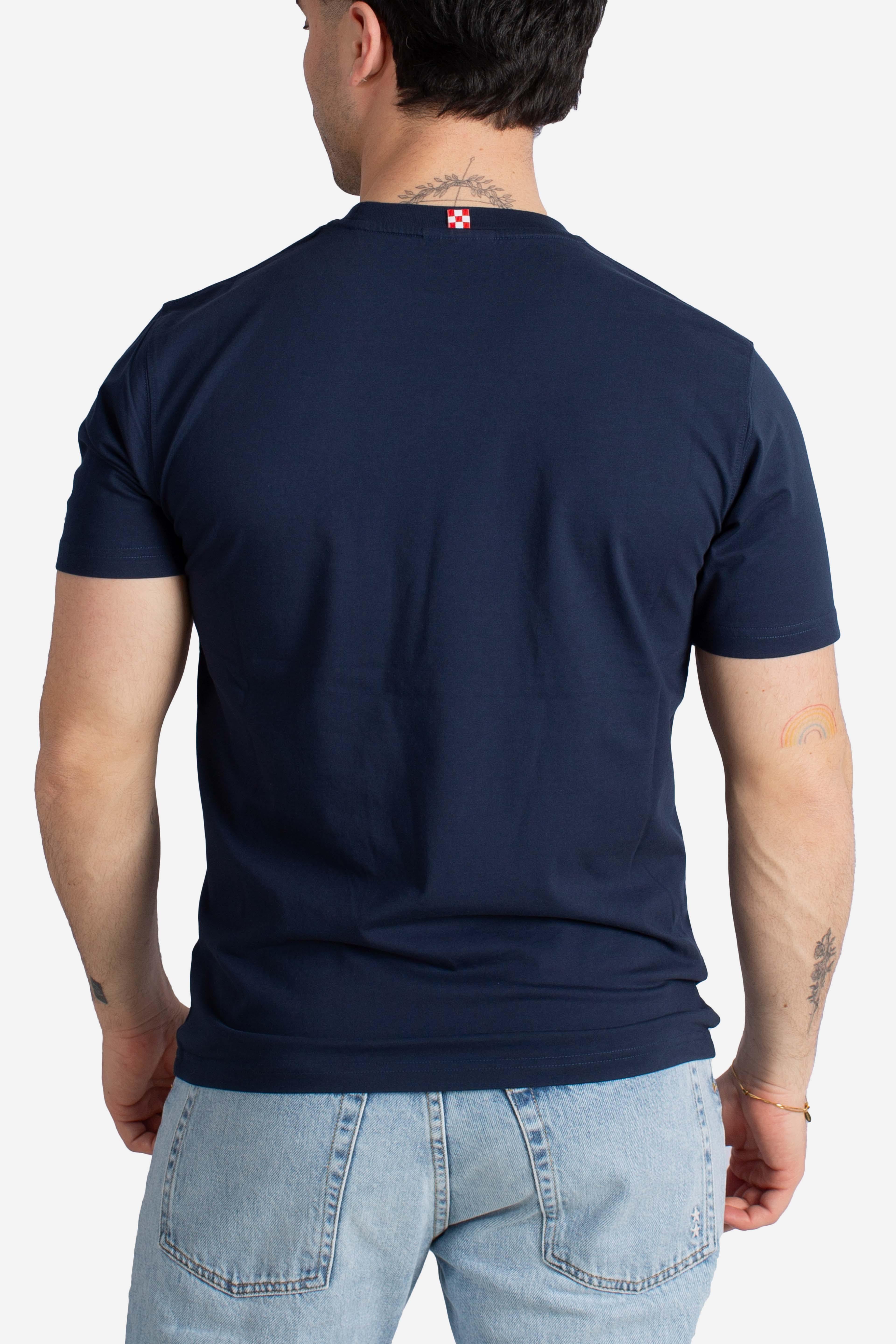 T-shirt Portofino It's SPRITZ O'CLOCK blu