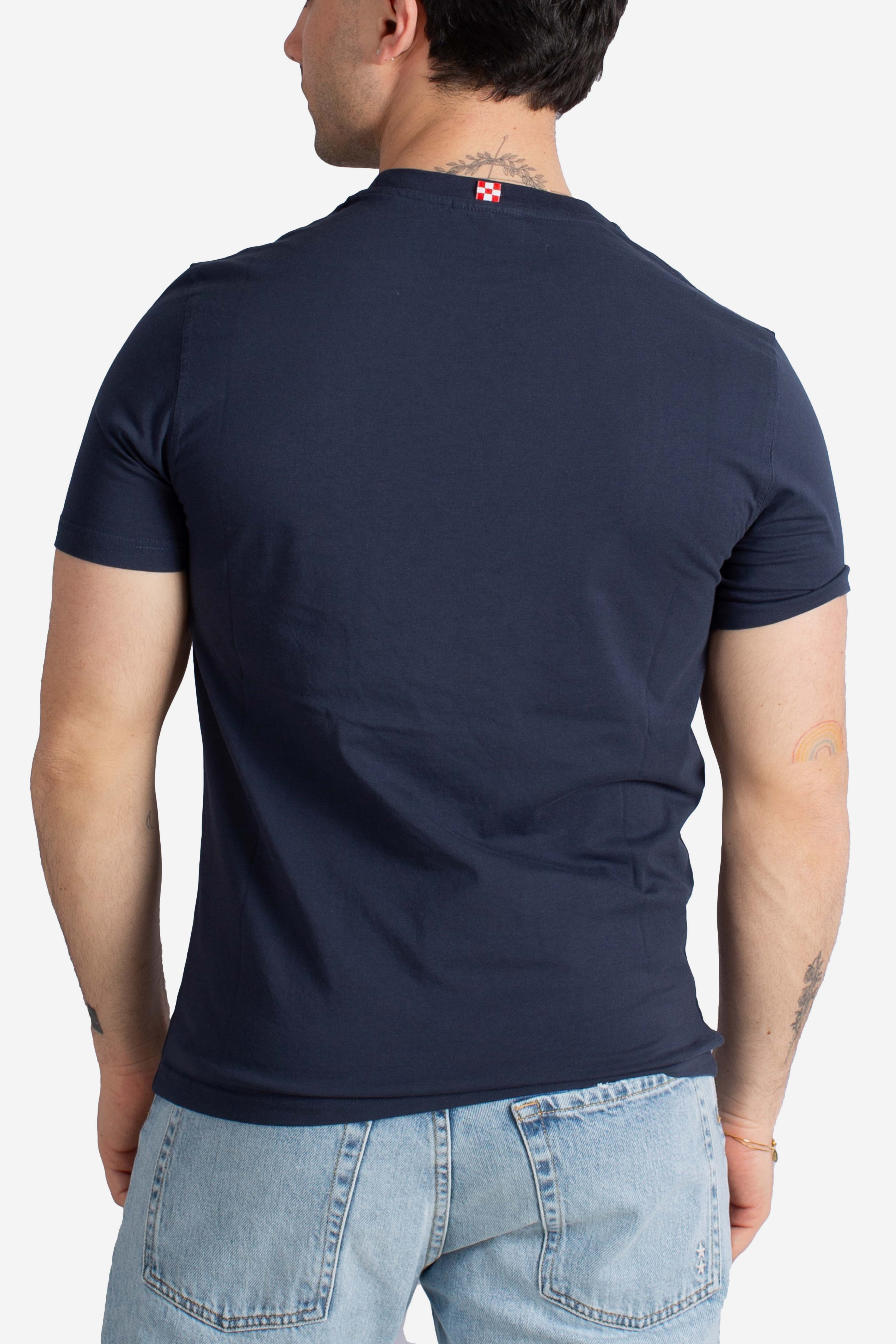 T-shirt Portofino blu Living la vida VODKA