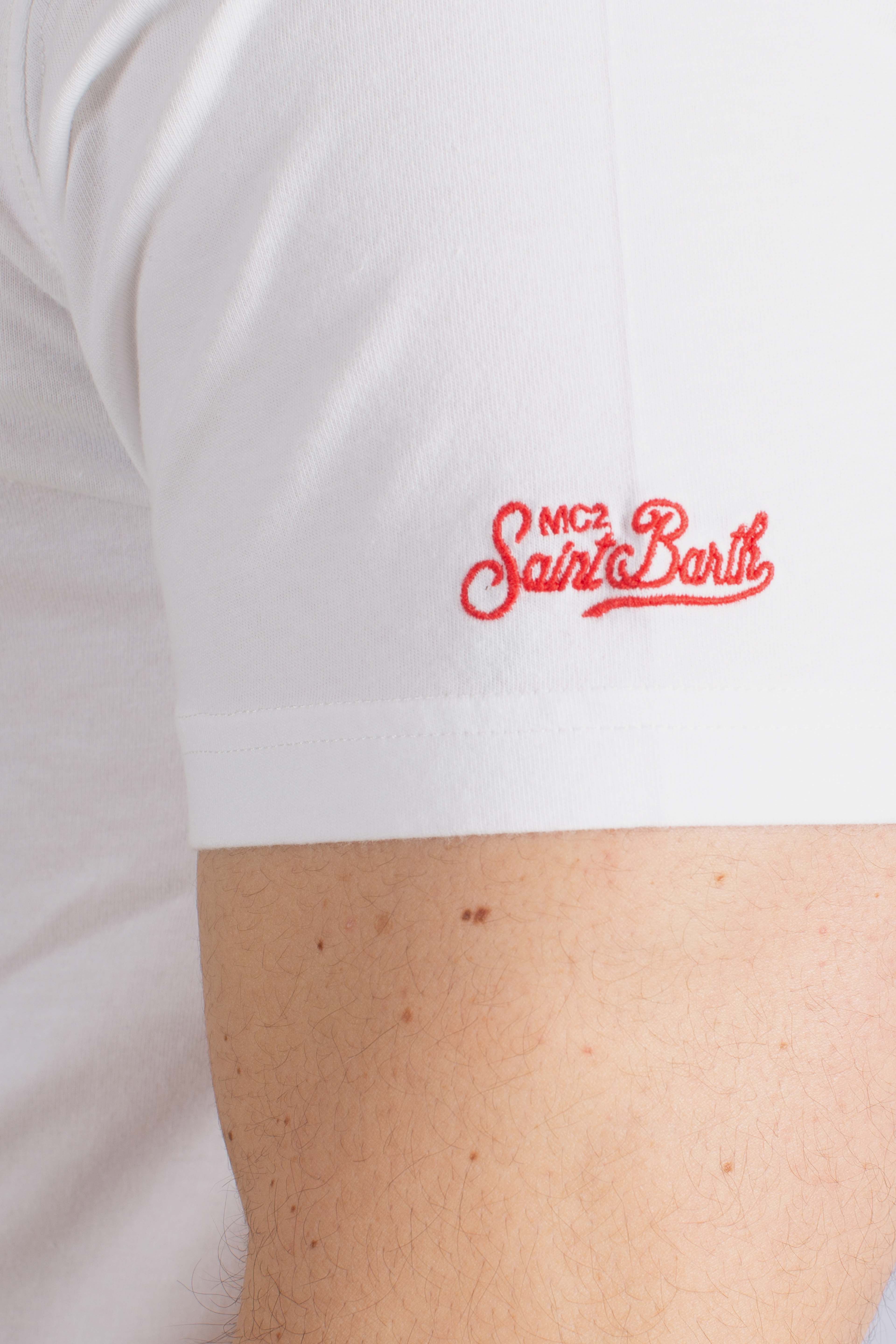 T-shirt Portofino aperol spritz white