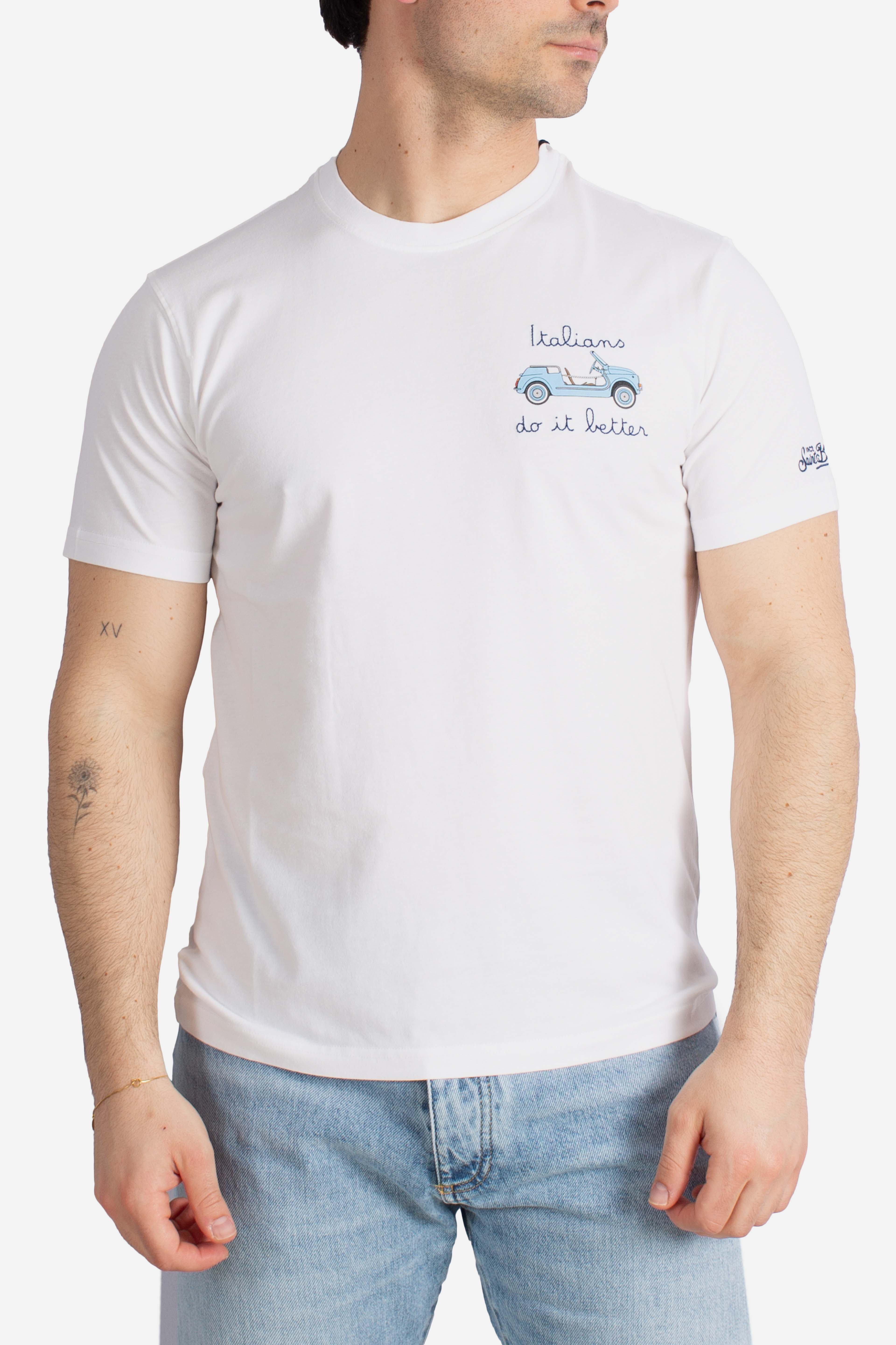 T-shirt Portofino italians spiaggina white