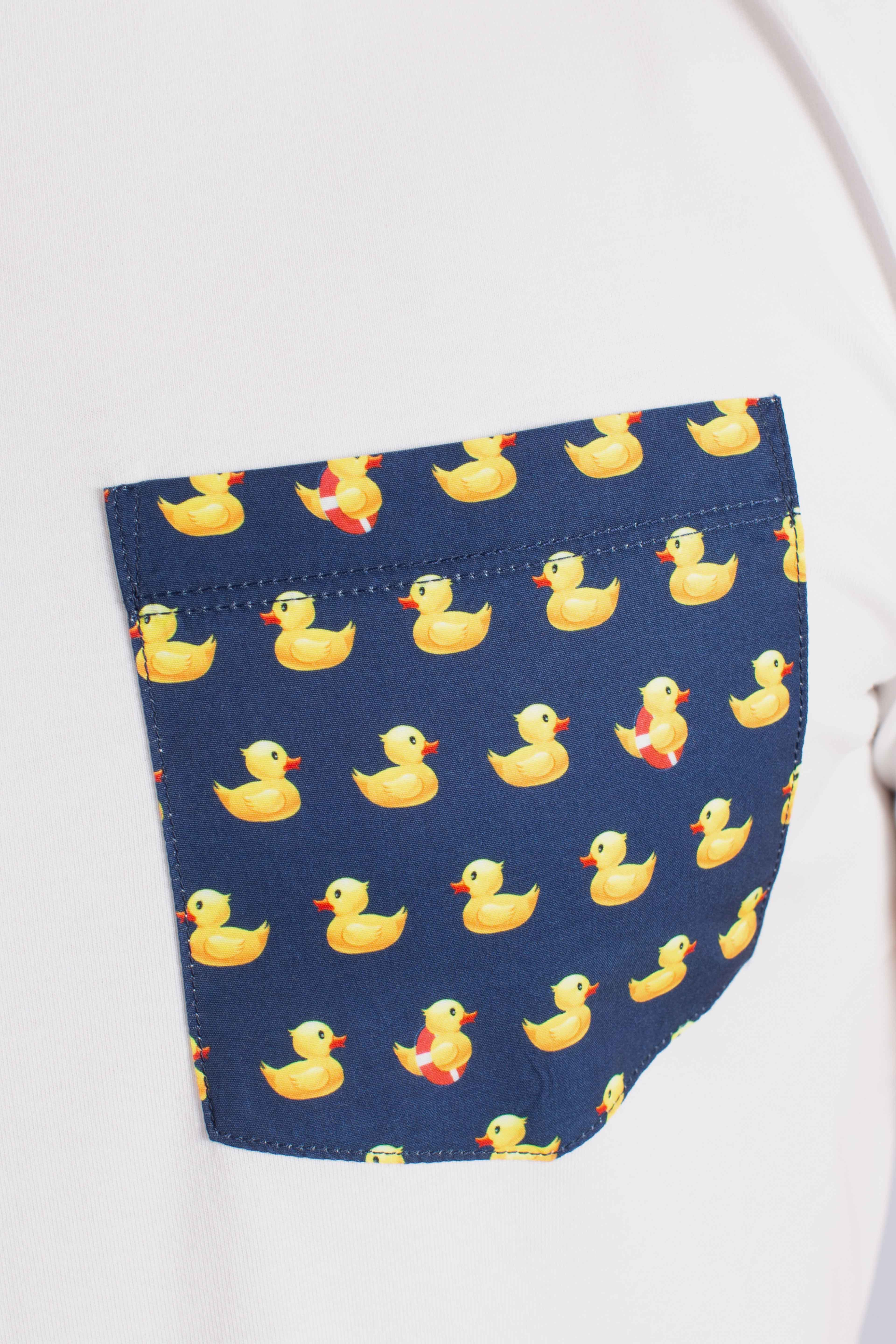 T-shirt Blanche ducky white