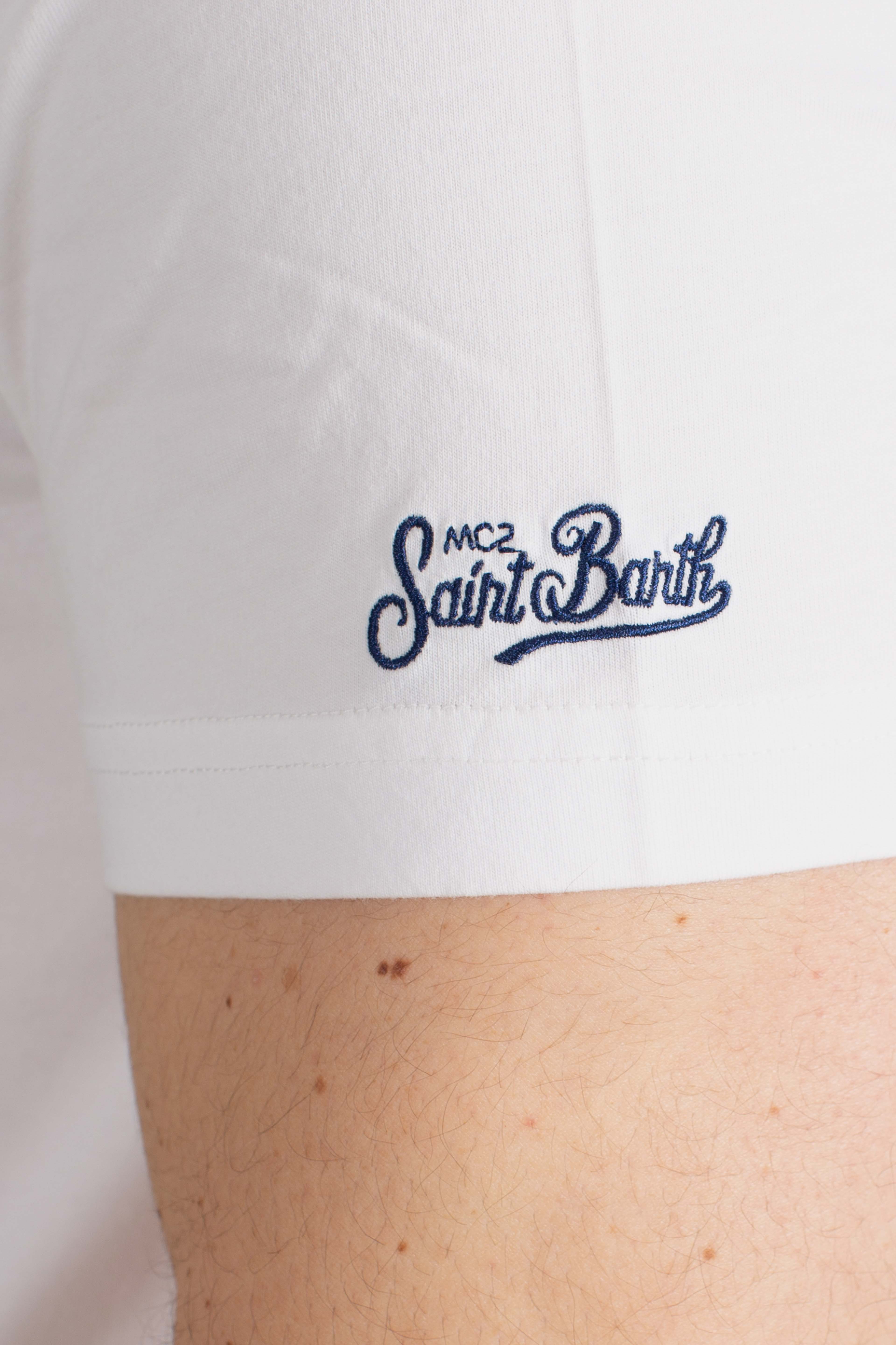T-shirt Blanche ducky white