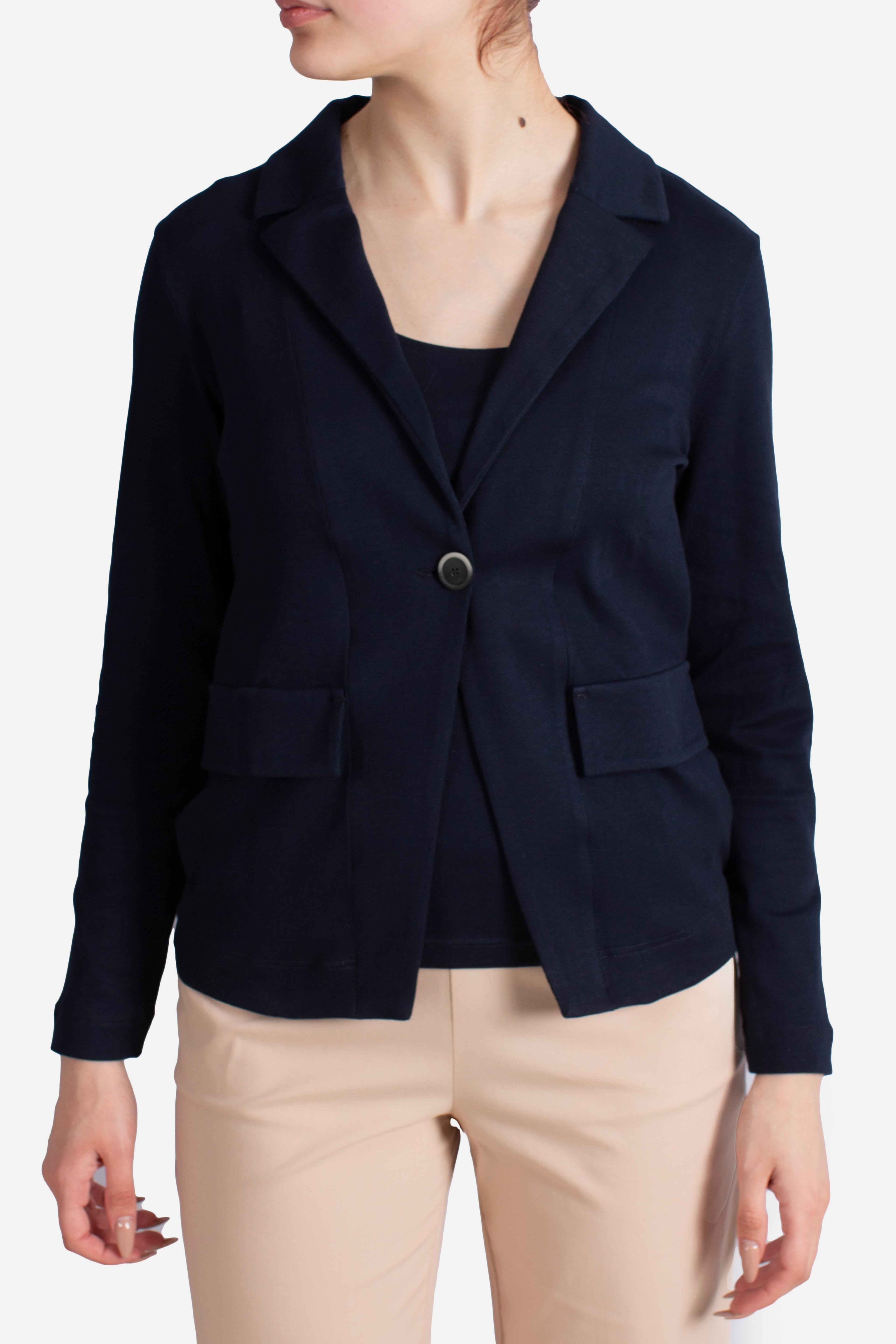 Twin set Gran Sasso donna in cotone stretch blu