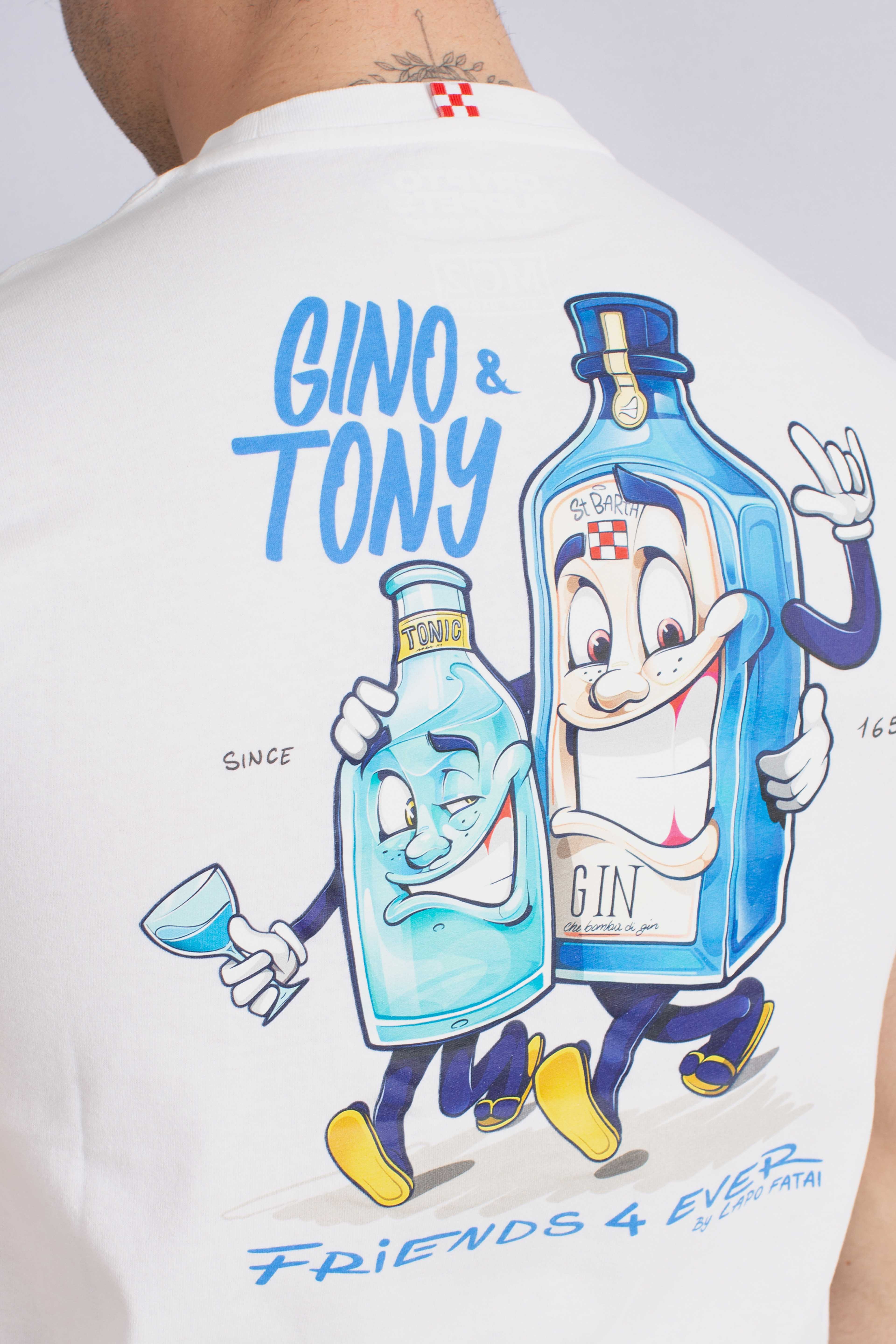 T-shirt Portland Gino & Tony white