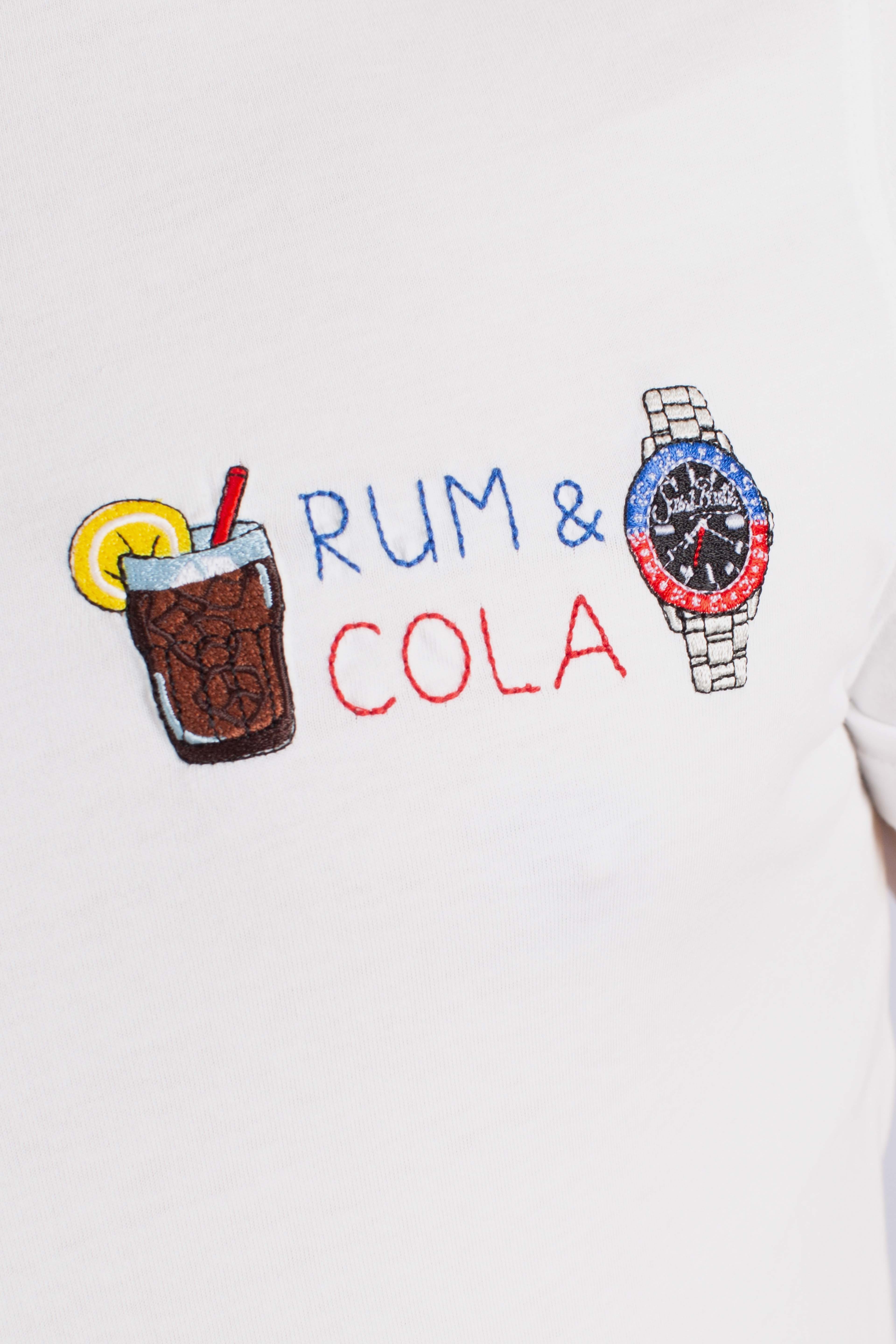 T-shirt Portofino white rum & cola watch