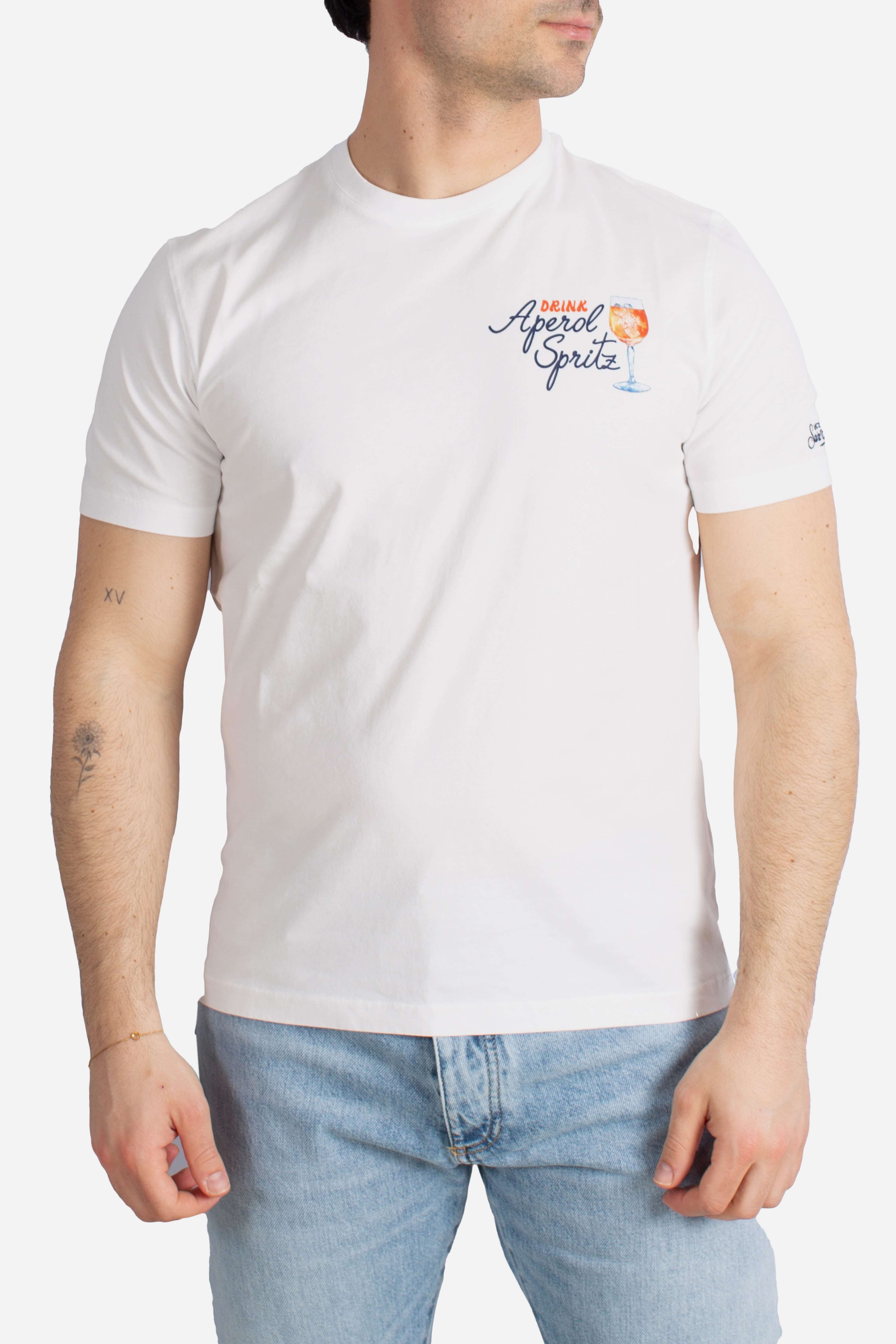T-shirt Portland drink aperol spritz white