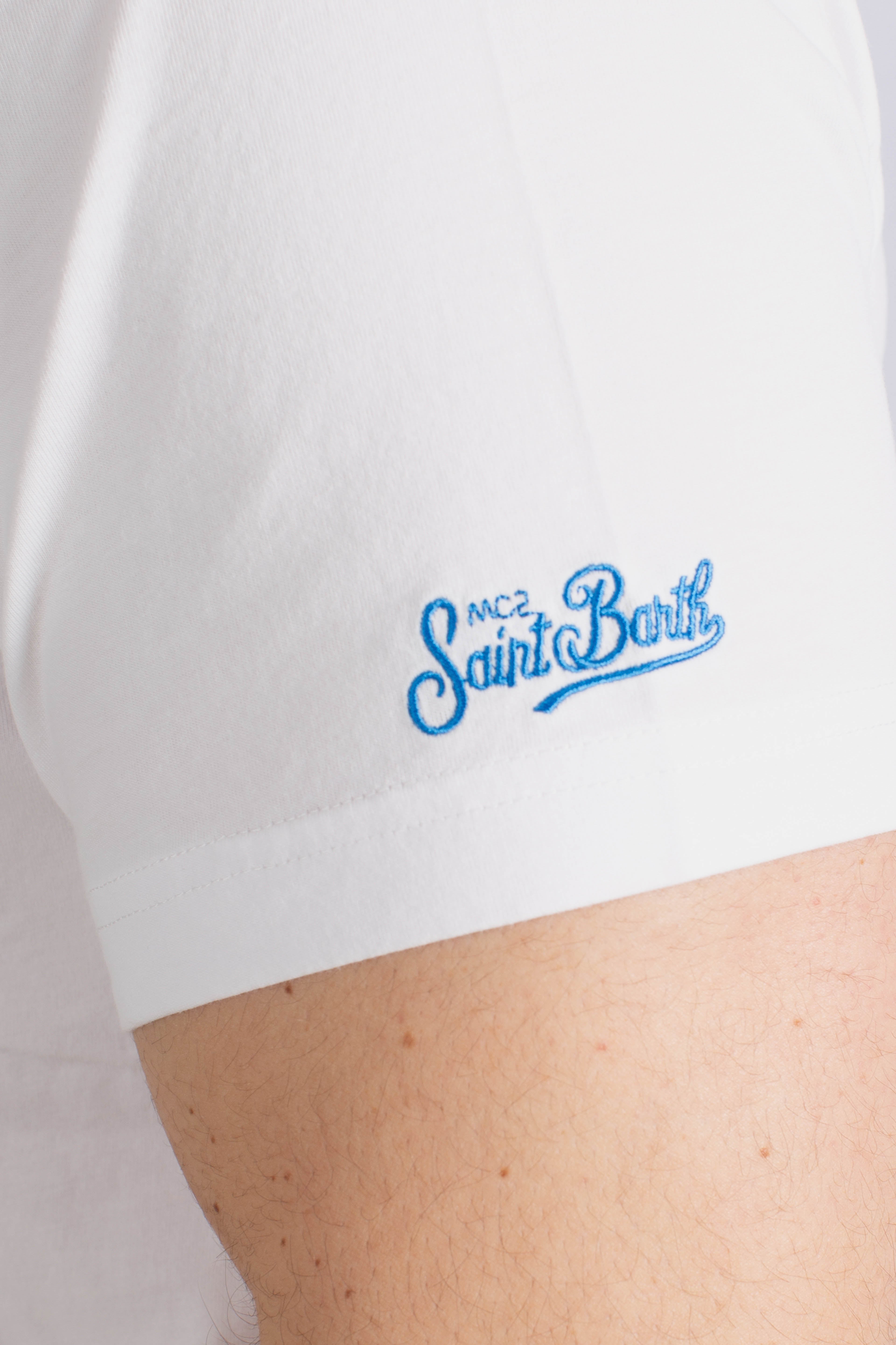 T-shirt Portland white St.Barth spiaggina 500