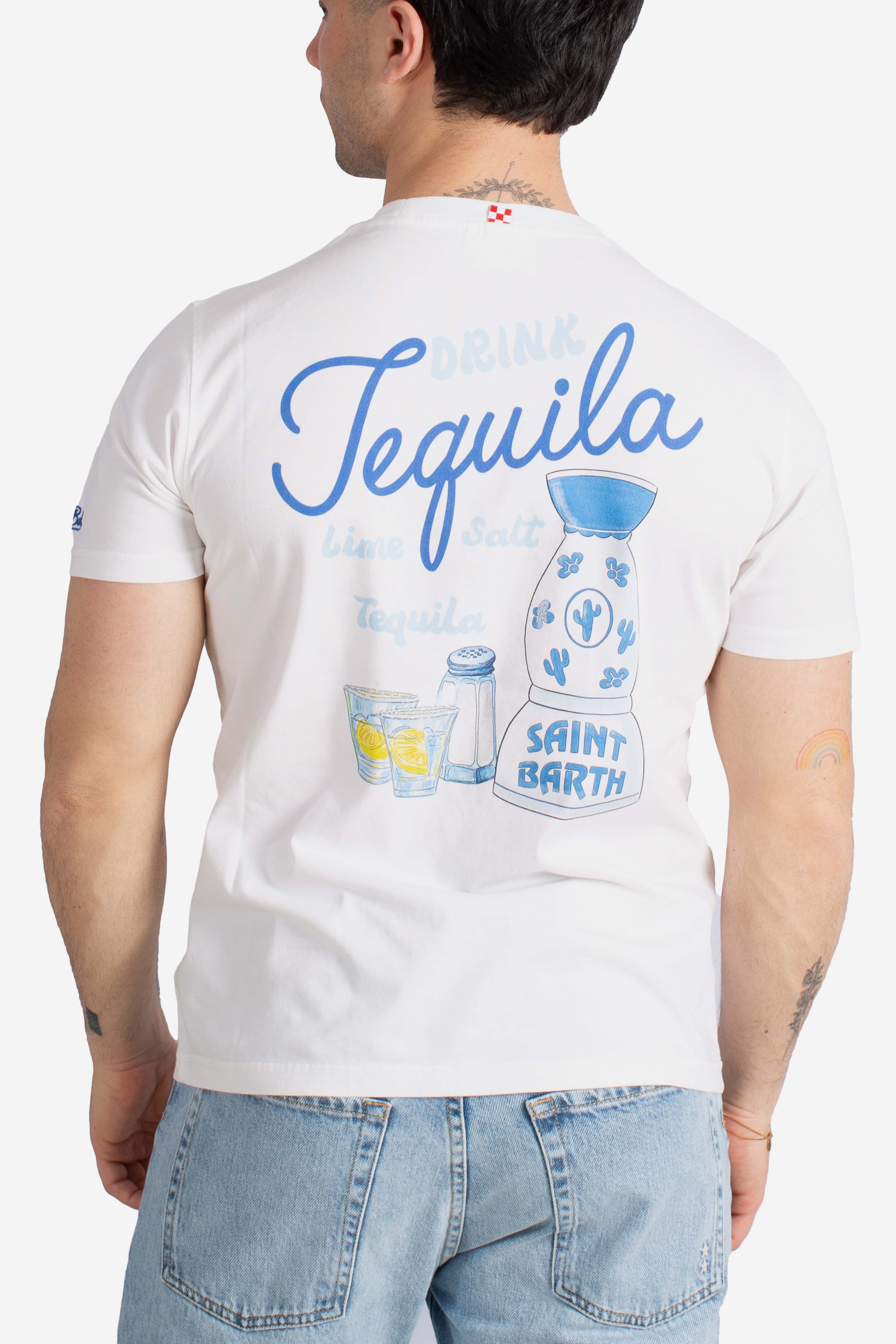 T-shirt Portland drink tequila white