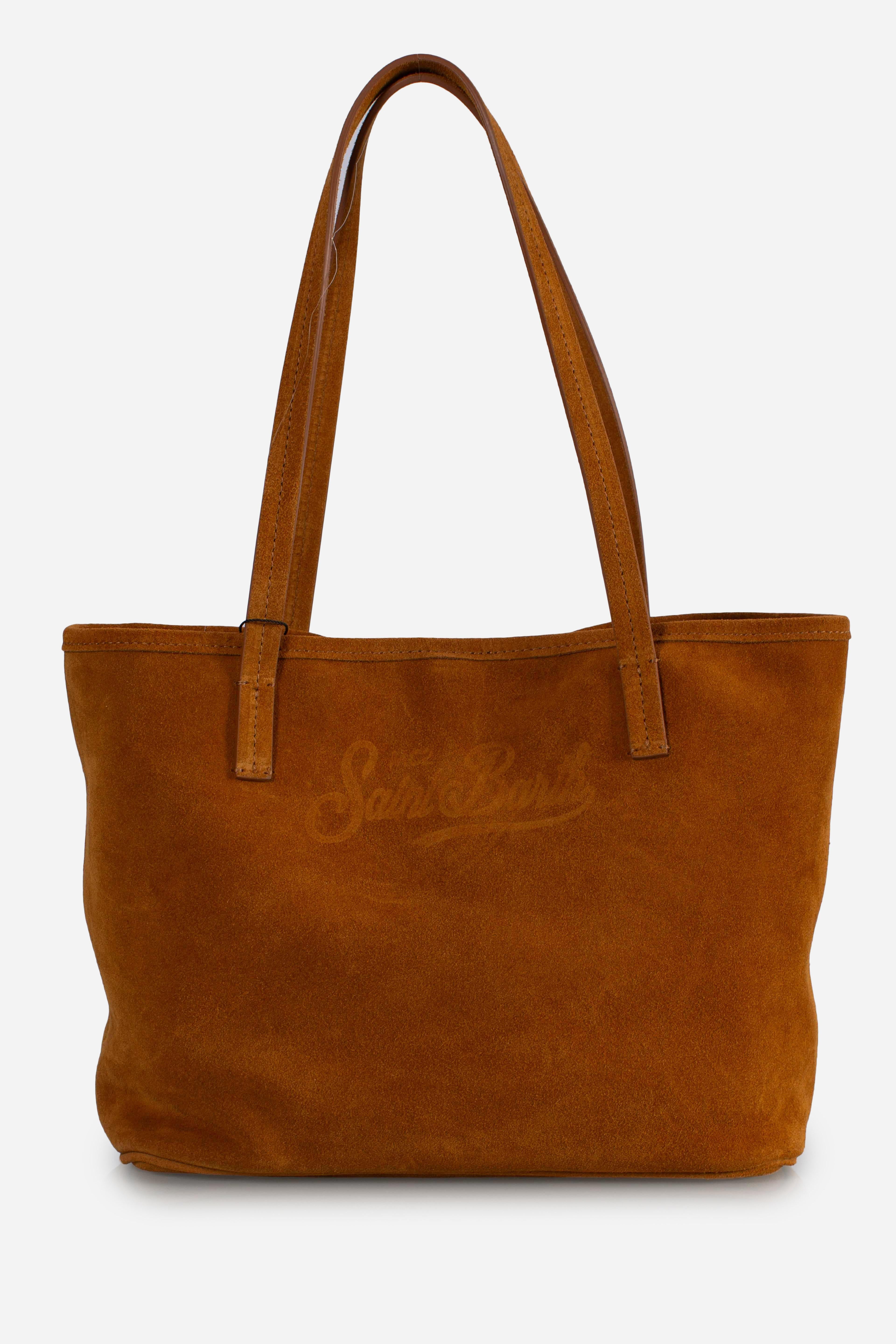 City bag mid suede camel