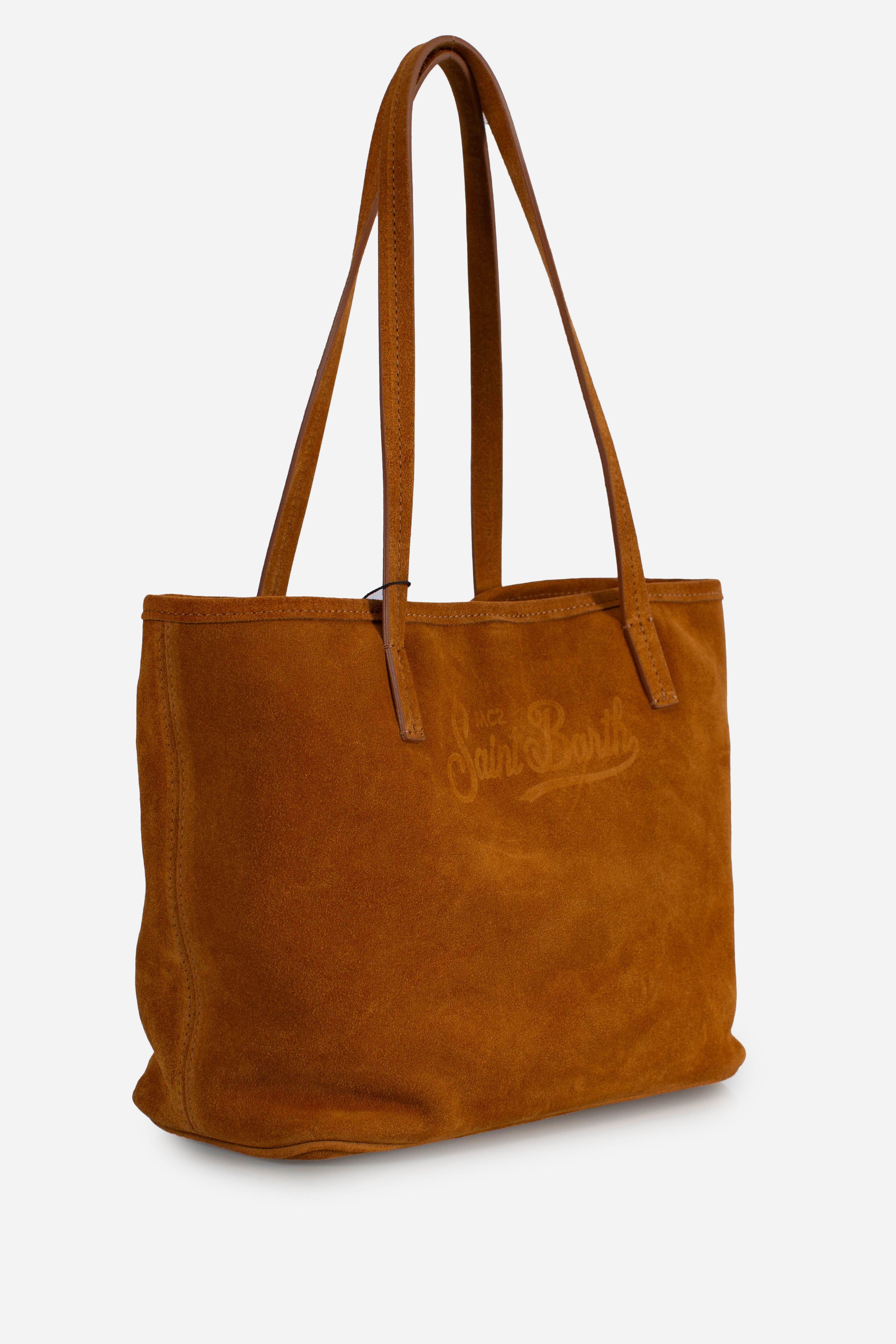 City bag mid suede camel