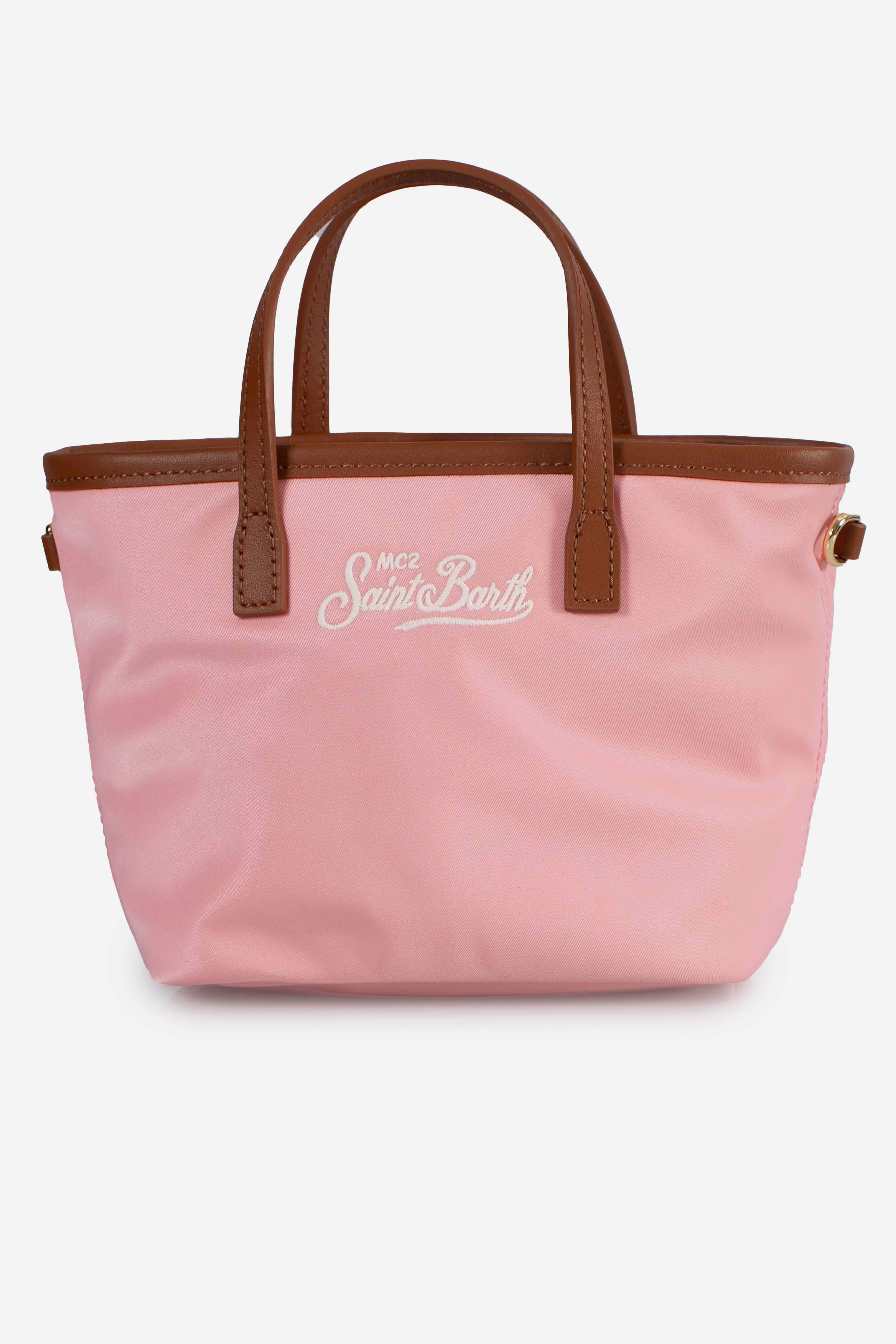 City bag mini nylon pink